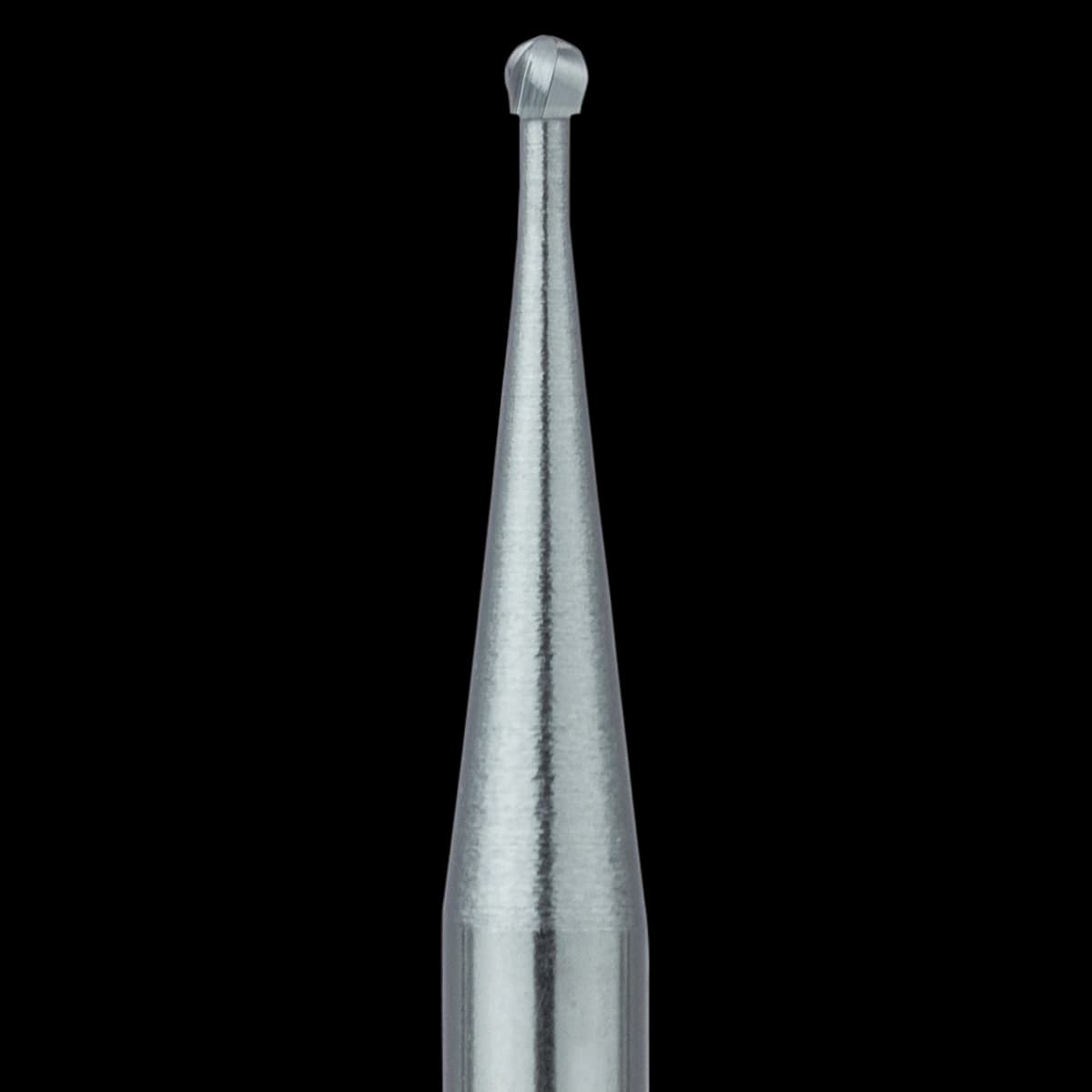 Meisinger HM1-010-RA Operative Tungsten Carbide Bur, Round #2, 1.0 mm, Right-Angle (RA) Latch, 5/Pk - Meisinger Carbide 1.0mm Round #2 RA 5Pk - Image 1