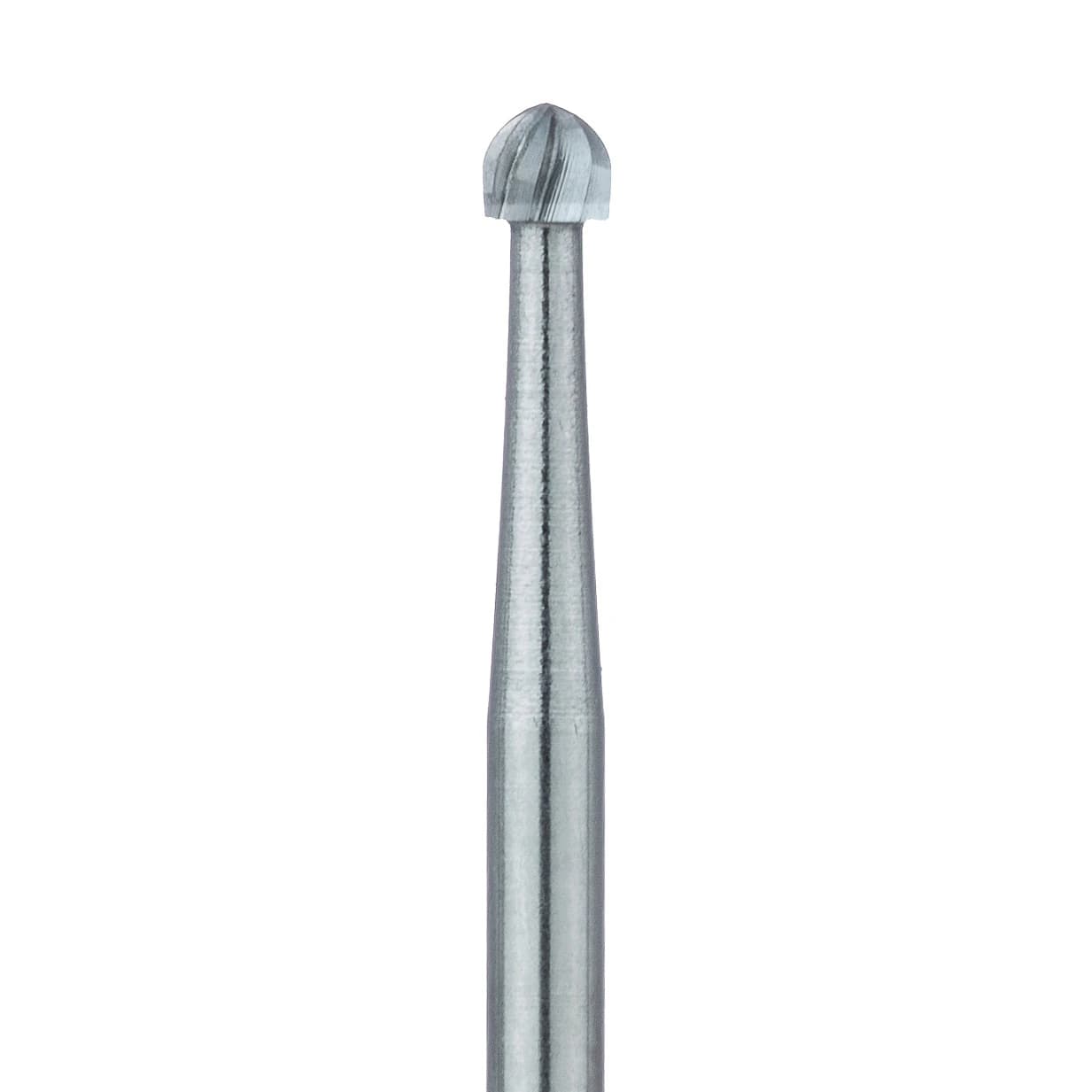 Meisinger Tungsten Carbide Bur HM1 Round FG XL, Bur #6, 1.8 mm Diameter, Surgical Length, 5/Pkg, HM1-018-SU - Tungsten Carbide Burs – HM1 Round FG XL, 25 mm Shank Length, 5/Pkg - Bur #6, 1.8 mm Diameter - Image 1