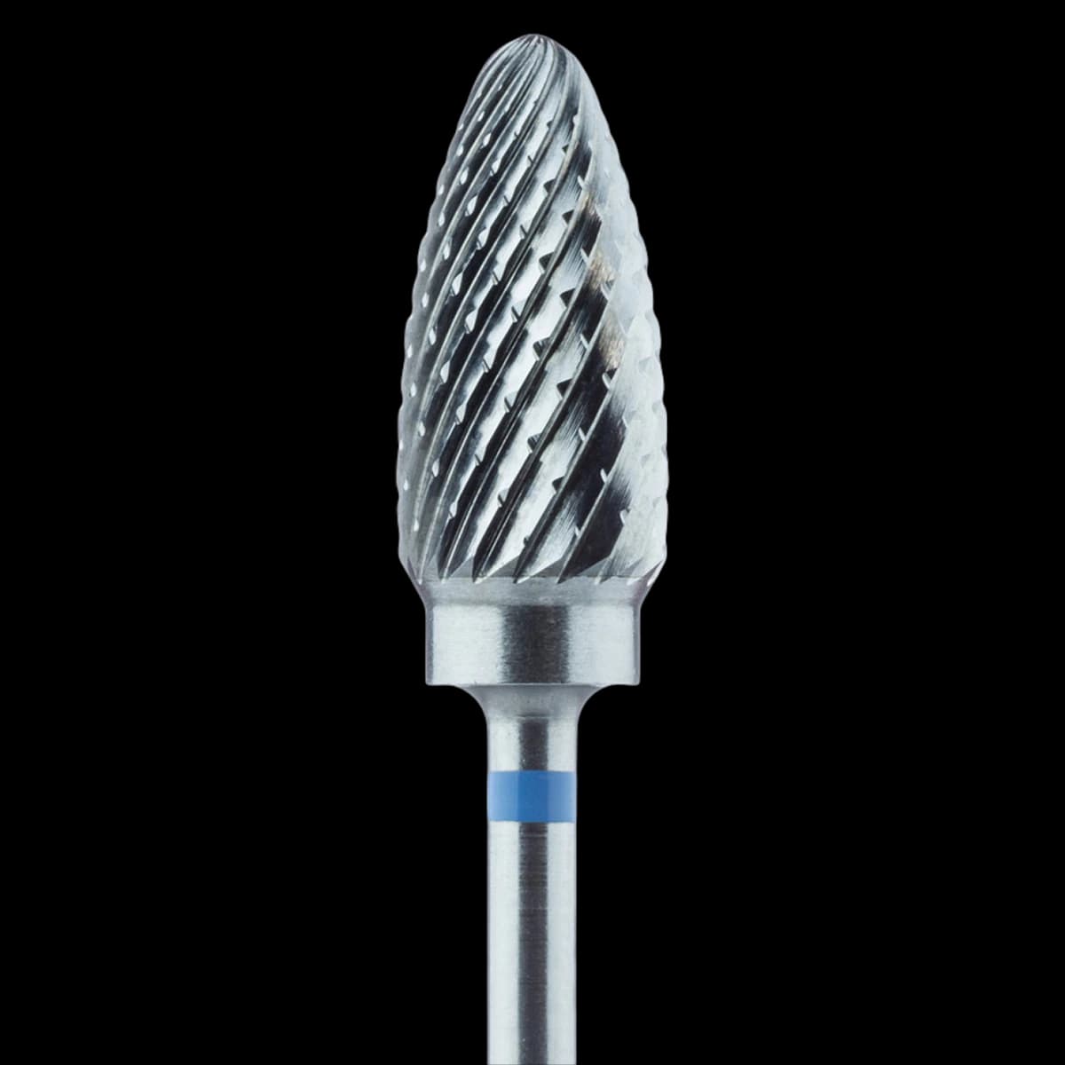 Meisinger HM 251GX-070 Carbide Lab Bur, Large Taper, Round End, X-Cut, Medium, 7.0 mm Diameter, HP, 1/Pkg - Lab Bur Carbide Cutters – GX, X Cut, Medium, HP, 1/Pkg - Size 251GX, 7.0 mm Diameter - Image 1