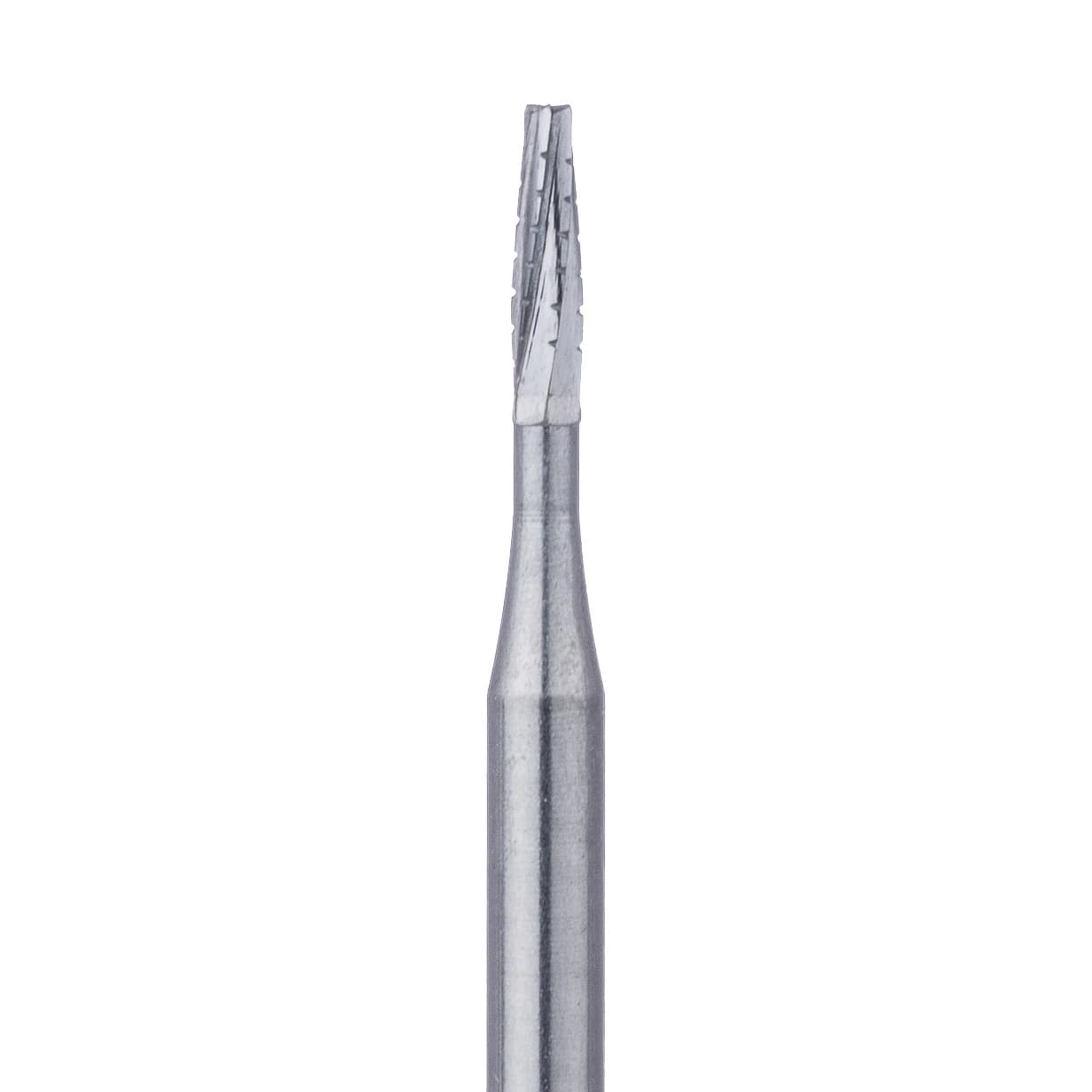 Meisinger Tungsten Carbide Bur HM33-010-FG, Tapered Fissure Cross Cut, Friction Grip, #700, 1.0 mm Diameter, 5/Pkg - Tungsten Carbide Burs – HM 33 Tapered Fissure Cross Cut FG, 5/Pkg - Size #700, 1.0 mm Diameter - Image 1
