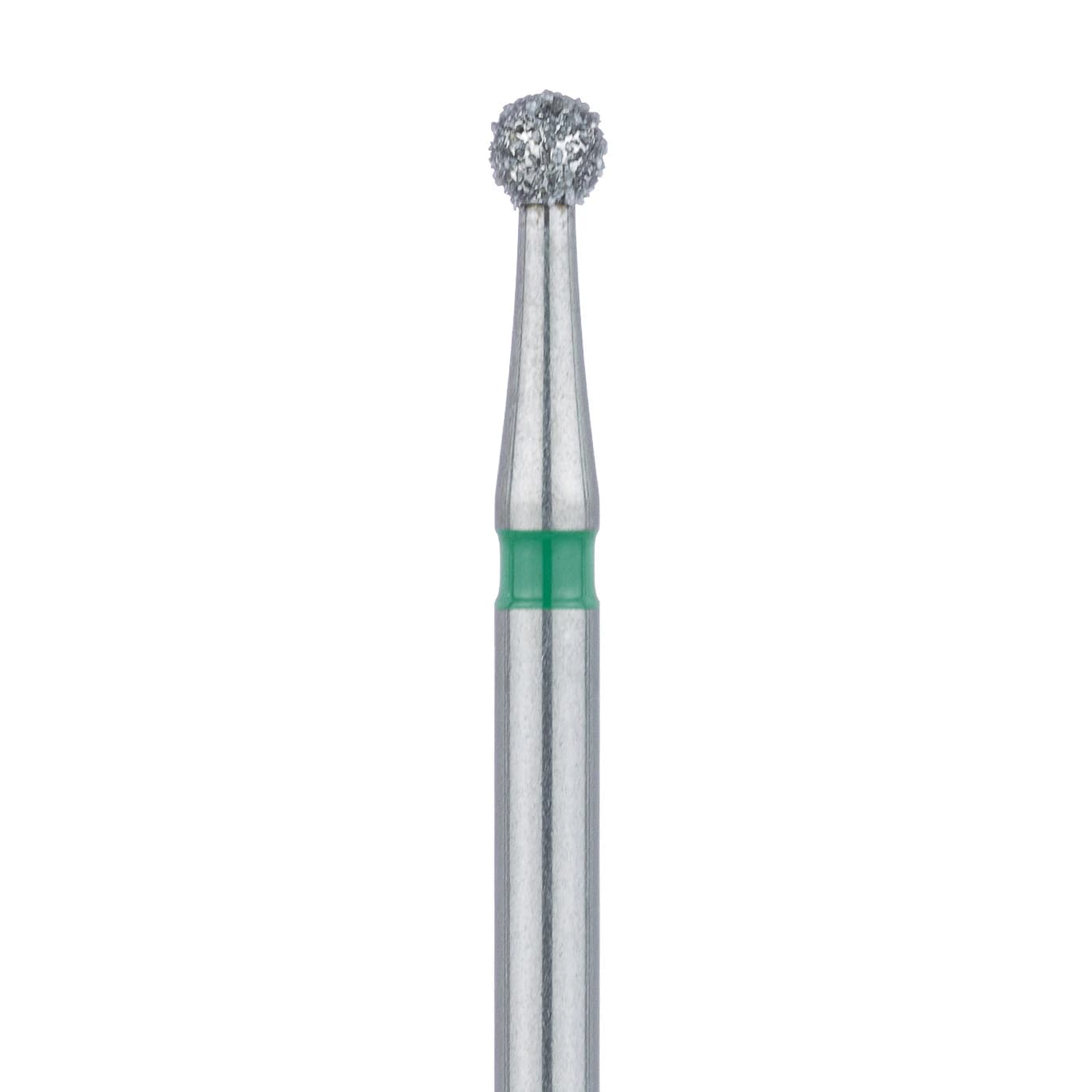 Meisinger Multi-Use Diamond Bur, FG, Round, #801G, 1.8 mm, Coarse, Green, 5/Pk, 801G-018-FG - Meisinger Multi-Use Diamond Burs, FG, Round, # 801G, 1.8 mm, Coarse, Green, 5/Pk, 801G-018-FG - Image 1