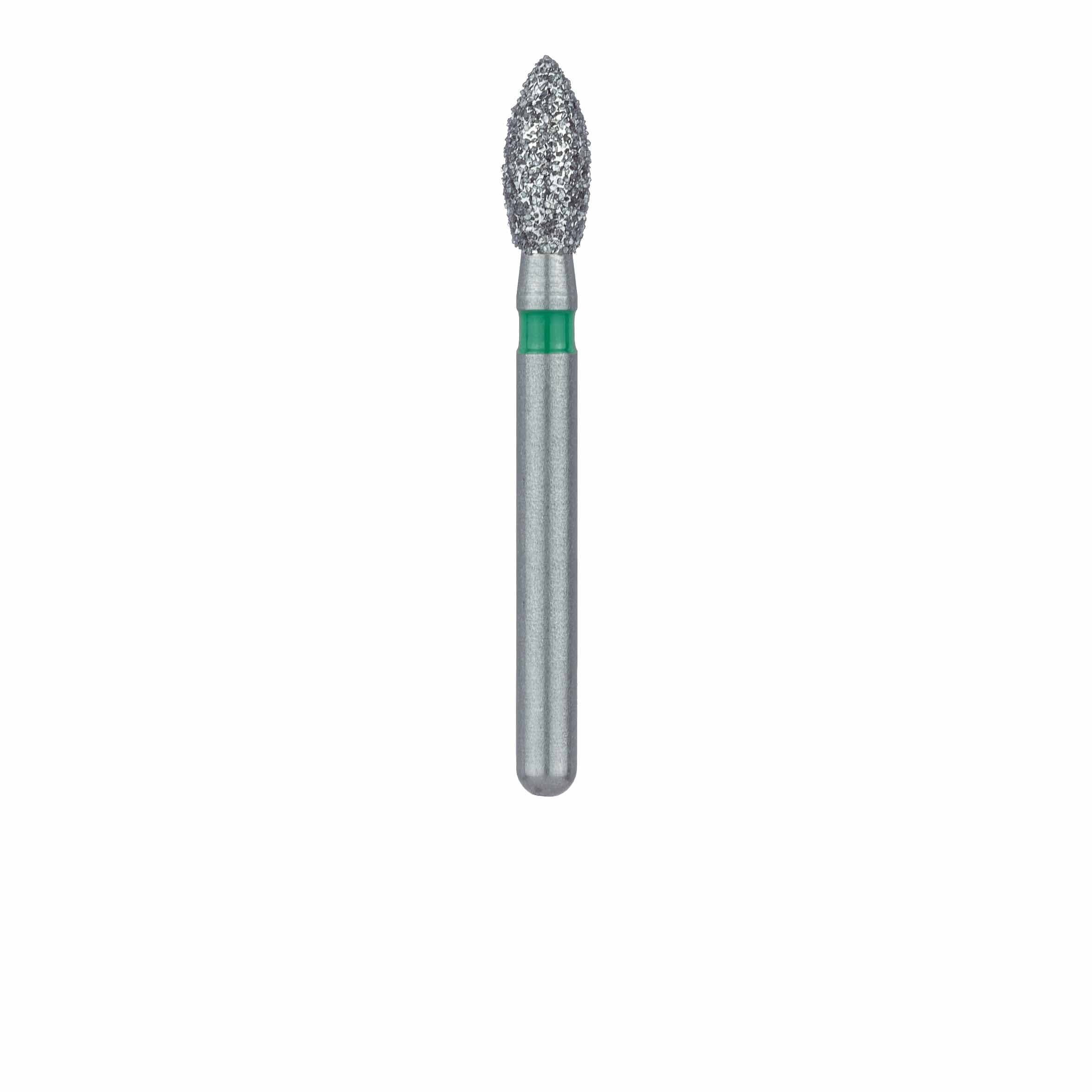 Meisinger Multi-Use Diamond Bur, FG, Pointed Football, #830G-023, 2.3 mm Head, Coarse, Green, 5/Pk, 830G-023-FG thumbnail 2