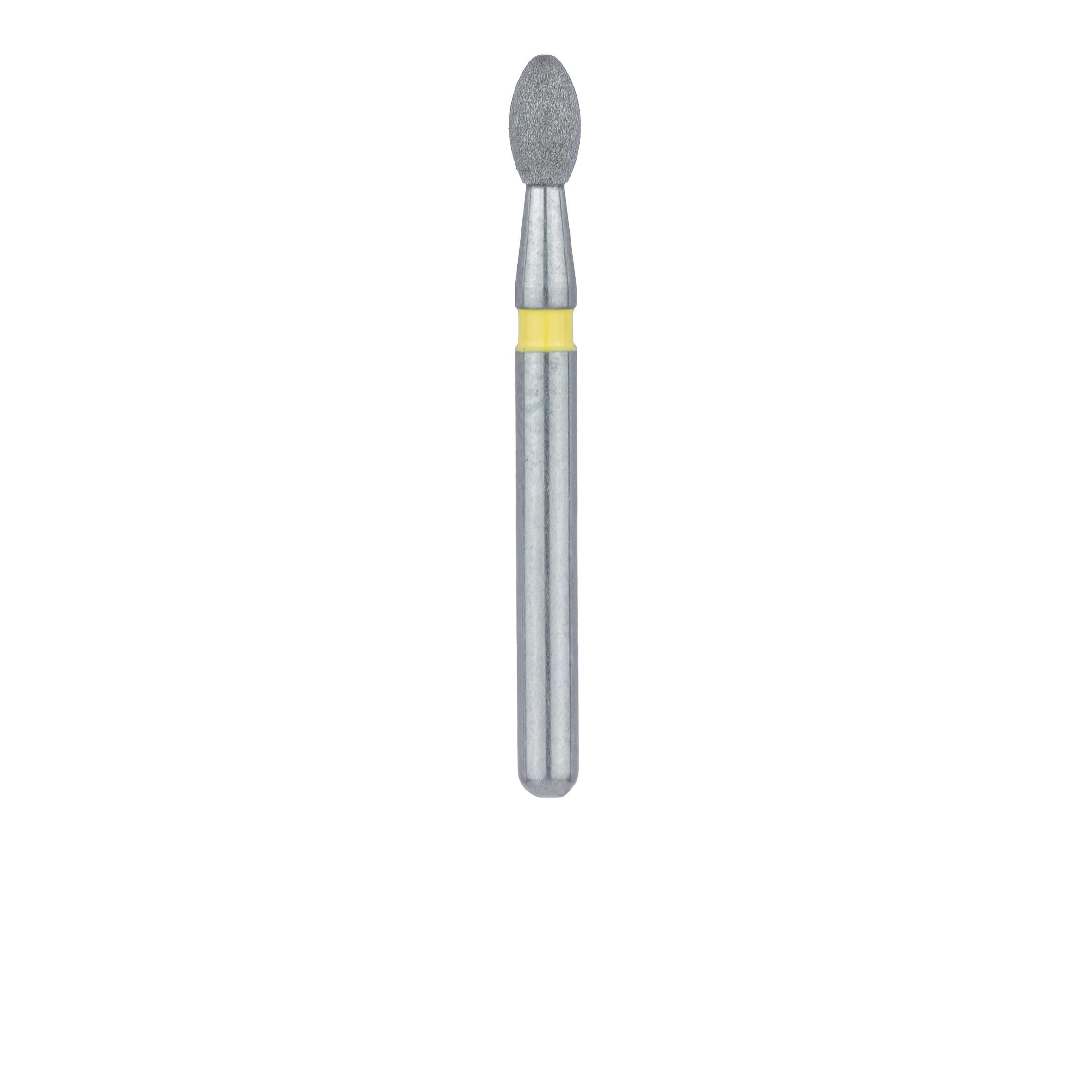 Meisinger Multi-Use Diamond Bur, FG, Football (Egg), #833C-018, 1.8 mm Head, Extra Fine, Yellow, 5/Pk, 833C-018-FG thumbnail 2