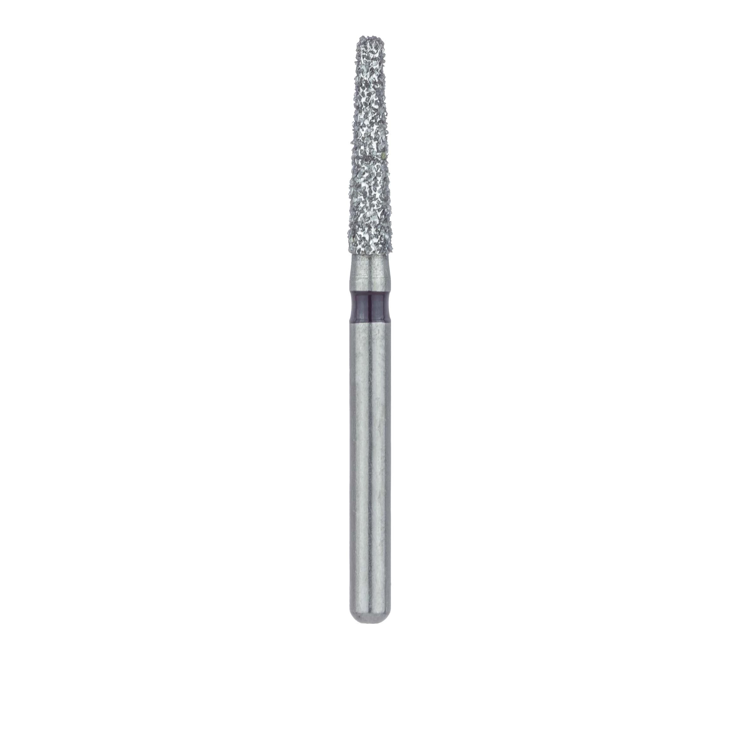 Meisinger 847RH-018-FG Diamond Bur, Super Coarse (Black), Round Edge Tapered, Friction Grip, 1.8 mm Head, 5/Pack thumbnail 2