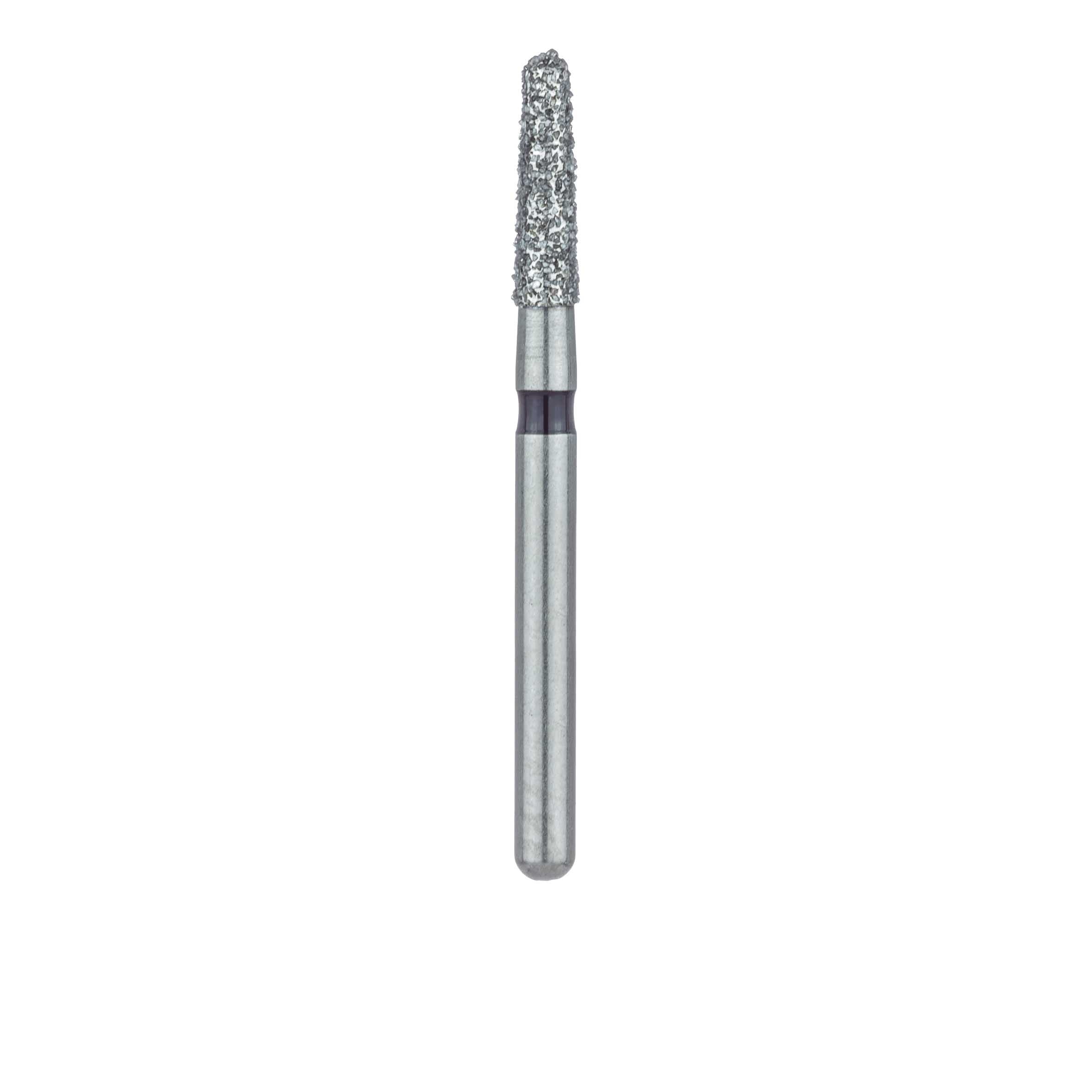 Meisinger FG Diamond Bur, Super Coarse (Black), Round End Taper, 849H-018-FG, 1.8 mm Head Diameter, 6.0 mm Working Length, 5/Pkg thumbnail 2