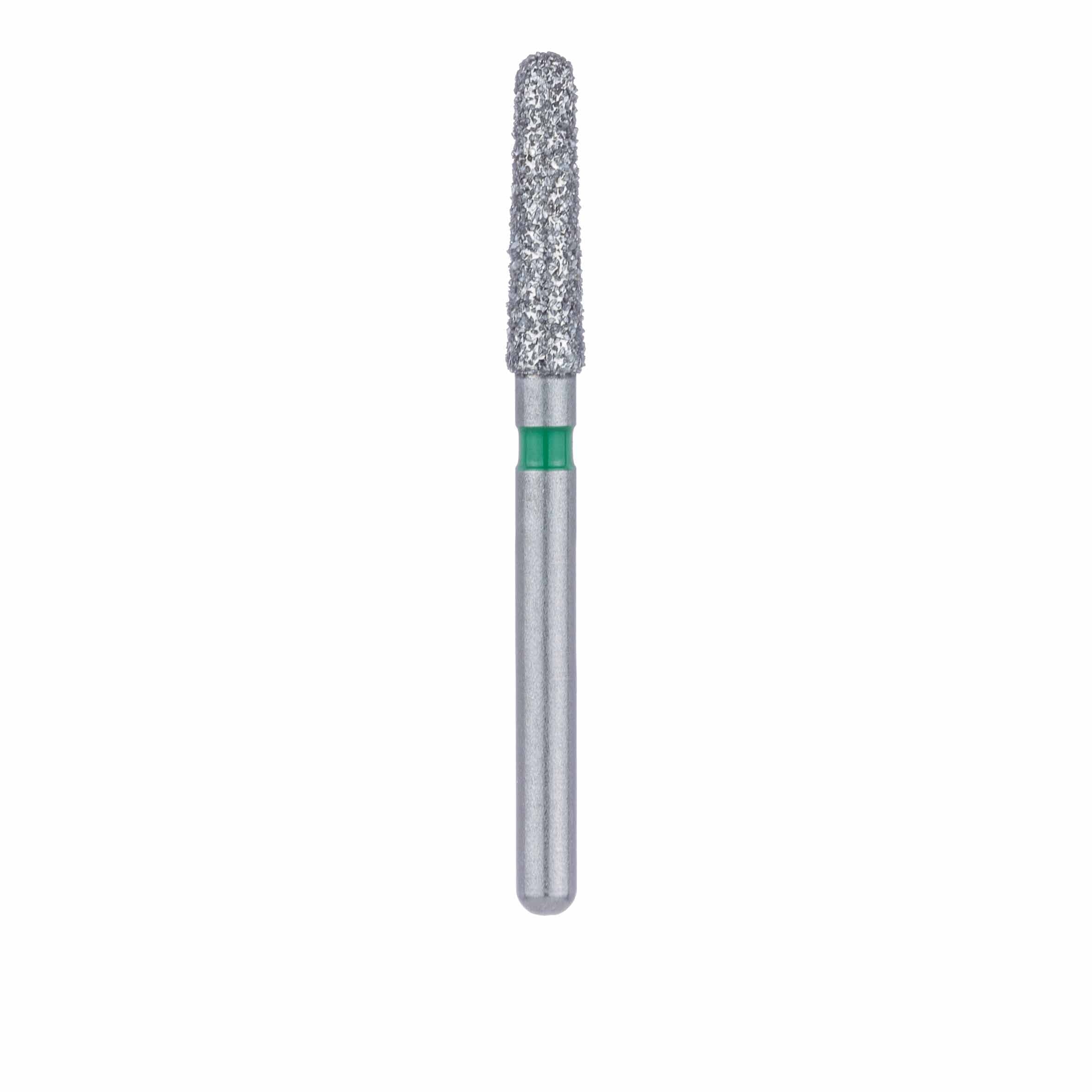 Meisinger 850G-021 FG Coarse Diamond Bur, Round End Taper, 2.1 mm, Green, 5/Pk thumbnail 2
