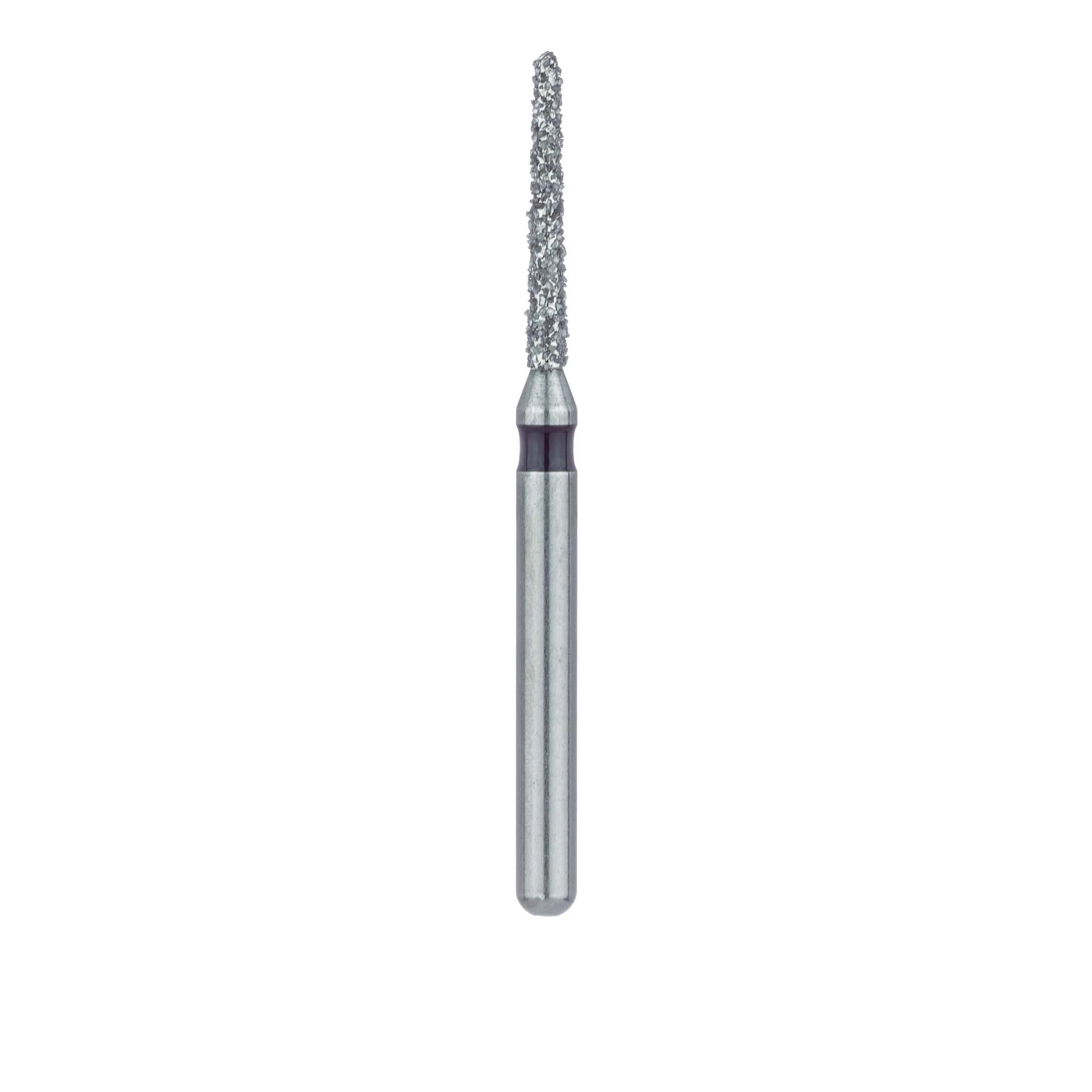 Meisinger 850H-012 Diamond Bur, Round End Taper, Super Coarse, FG, 1.2 mm, Black, 5/Pk thumbnail 2