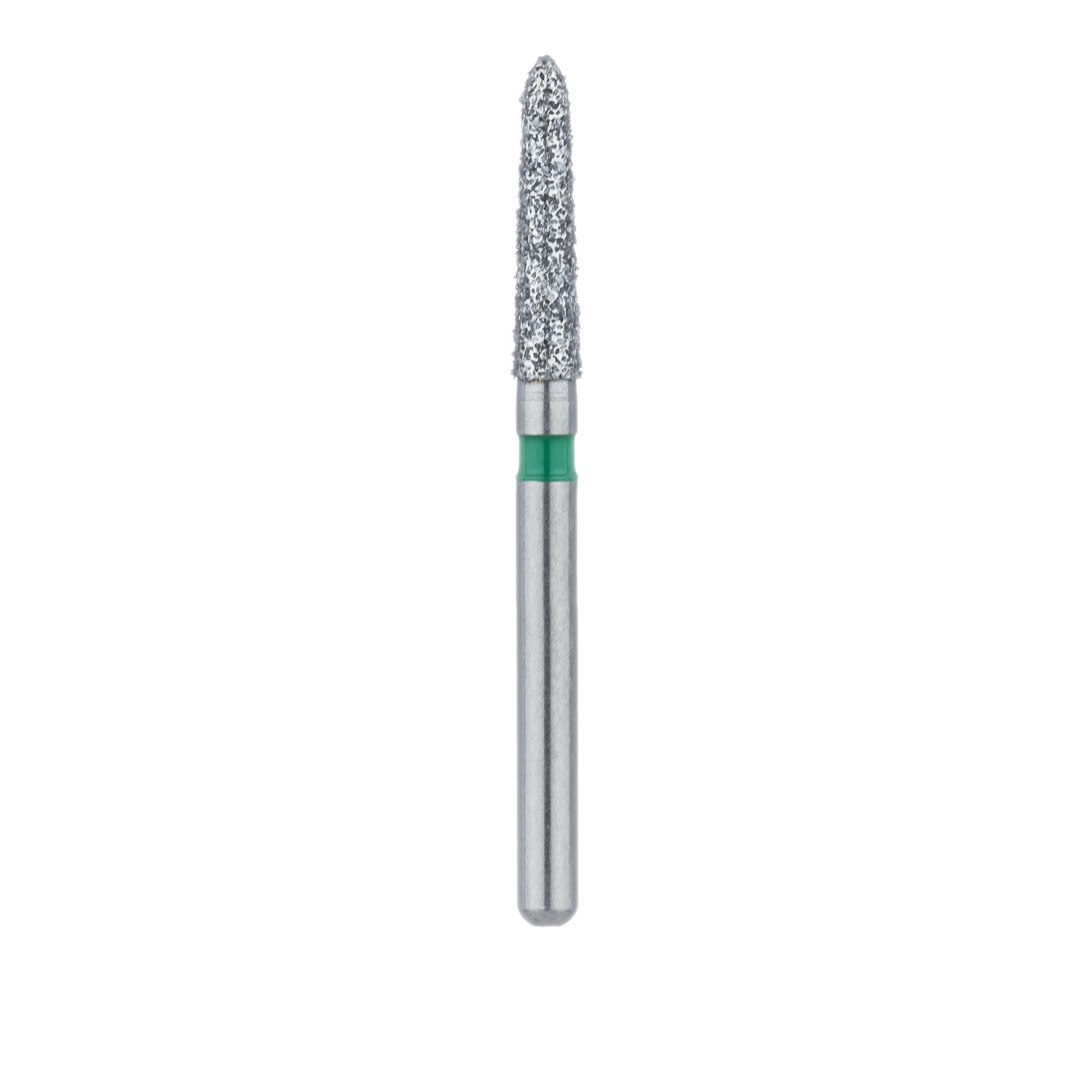 Meisinger Multi-Use Diamond Bur, FG, Modified Torpedo, #878G, 1.8 mm, Coarse (Green), 5/Pk, 878G-018-FG thumbnail 2