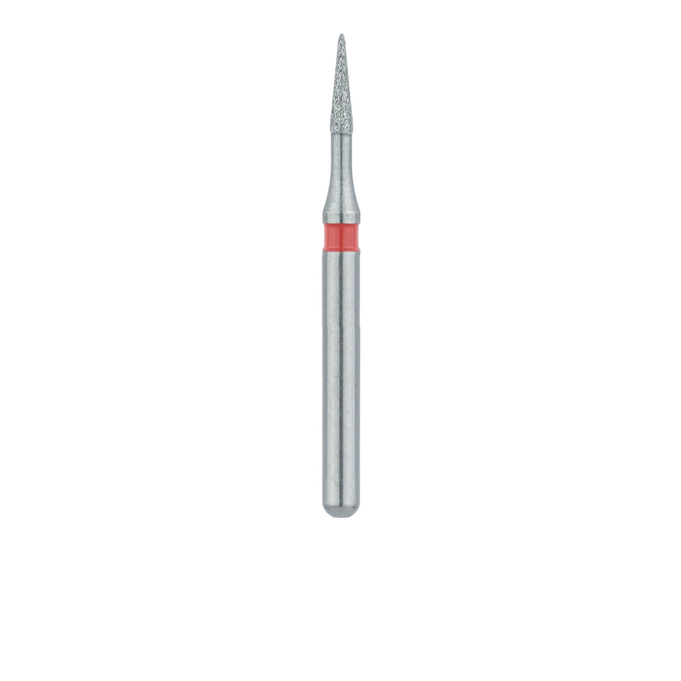 Meisinger Multi-Use Diamond Bur, FG, Short Needle, #890F, 1.0 mm, Fine (Red), 5/Pk, 890F-010-FG thumbnail 2