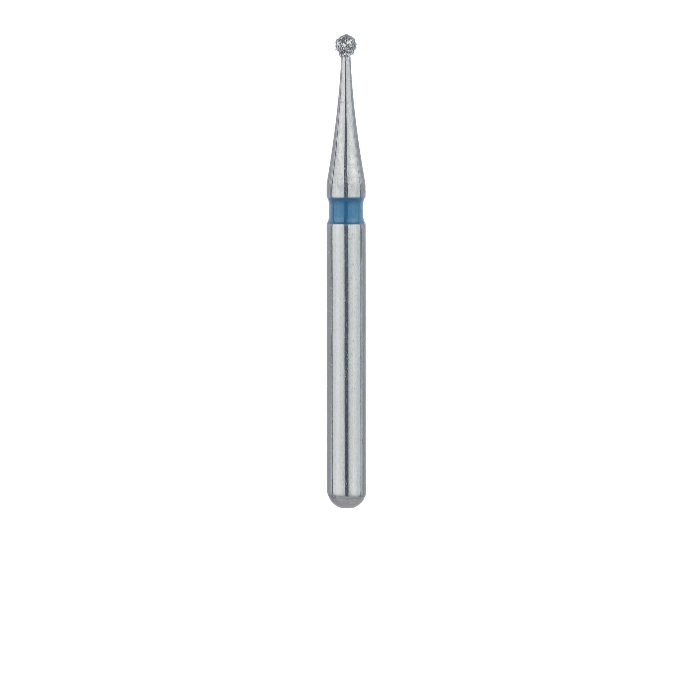 Meisinger 801-008-FG Diamond Bur, FG, Medium Grit, Blue Ring, Round Head, 0.8 mm, 5/Pkg thumbnail 2