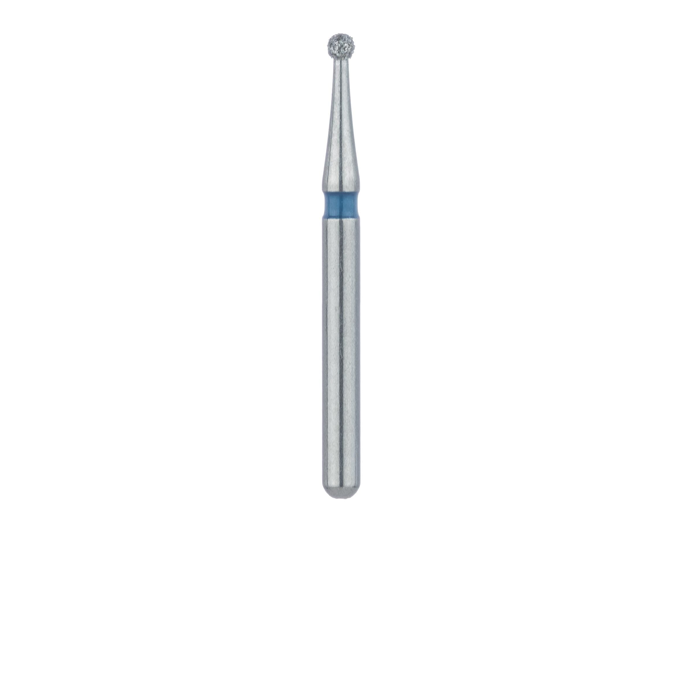 Meisinger 801-012-FG Diamond Bur, FG, Medium Grit, Blue Ring, Round Head, 1.2 mm, 5/Pkg thumbnail 2