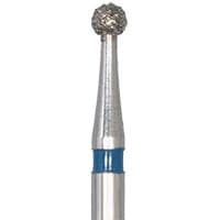 Meisinger Diamond Bur 801-016-RA, Round, Medium Grit, Blue Ring, Right Angle, 1.6 mm, Pack of 5 - Meisinger Diamonds 801-016-RA Medium 5/Pk - Image 1