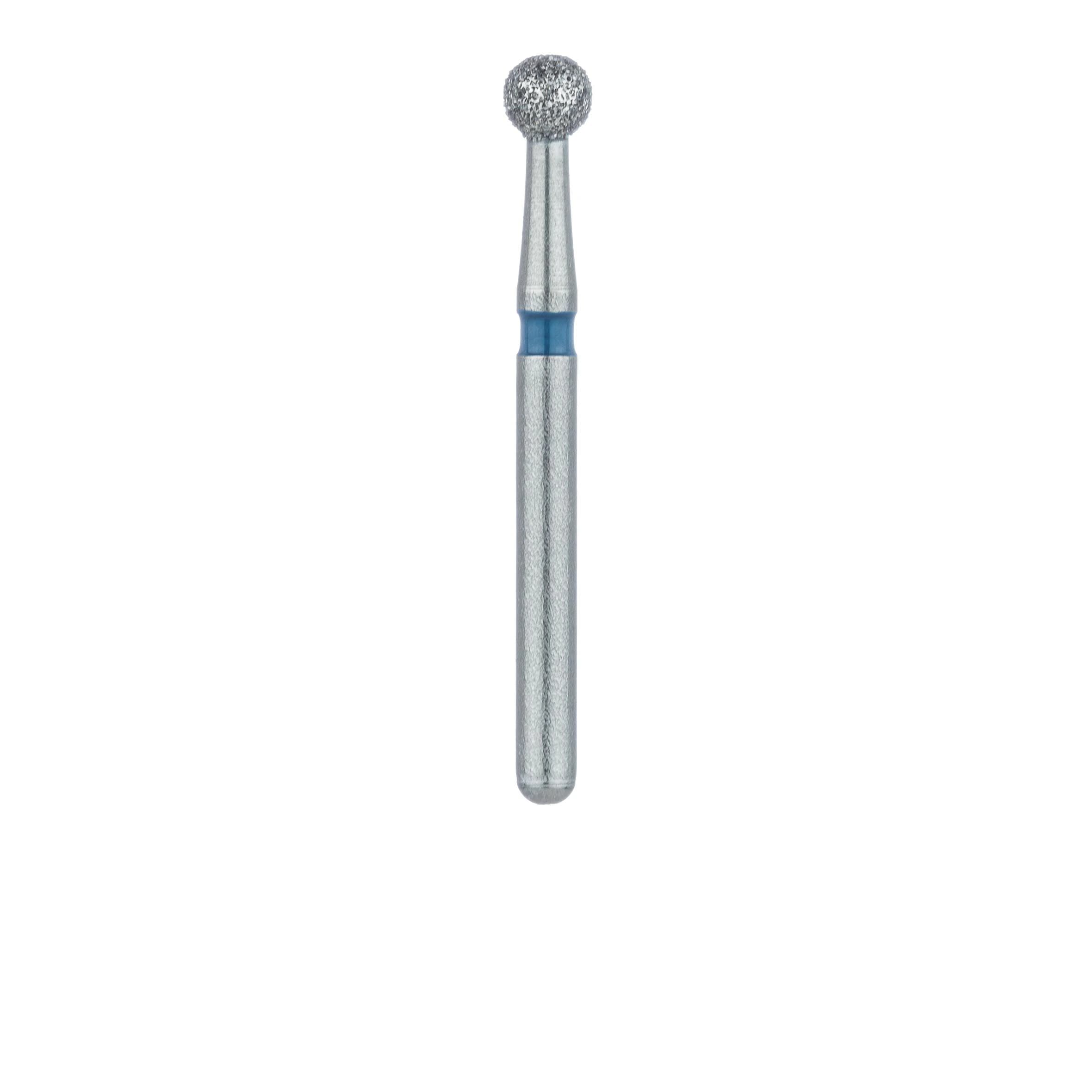 Meisinger Diamond Bur FG 801-023, Medium Grit, Round Head, 2.3 mm, Blue Ring, 5/Pkg thumbnail 2