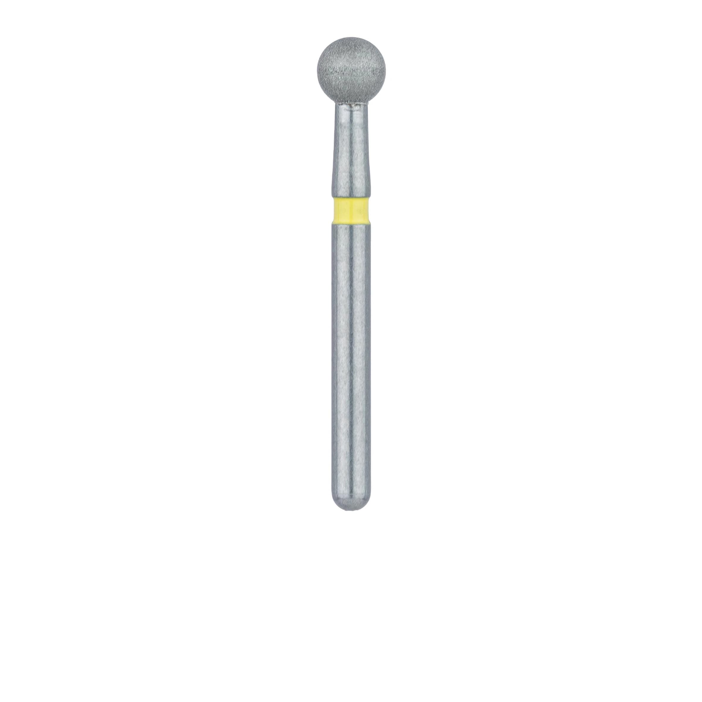 Meisinger 801C-027-FG Diamond Bur, Round, 2.7mm, X-Fine Grit, Friction Grip, 5/Pk thumbnail 2