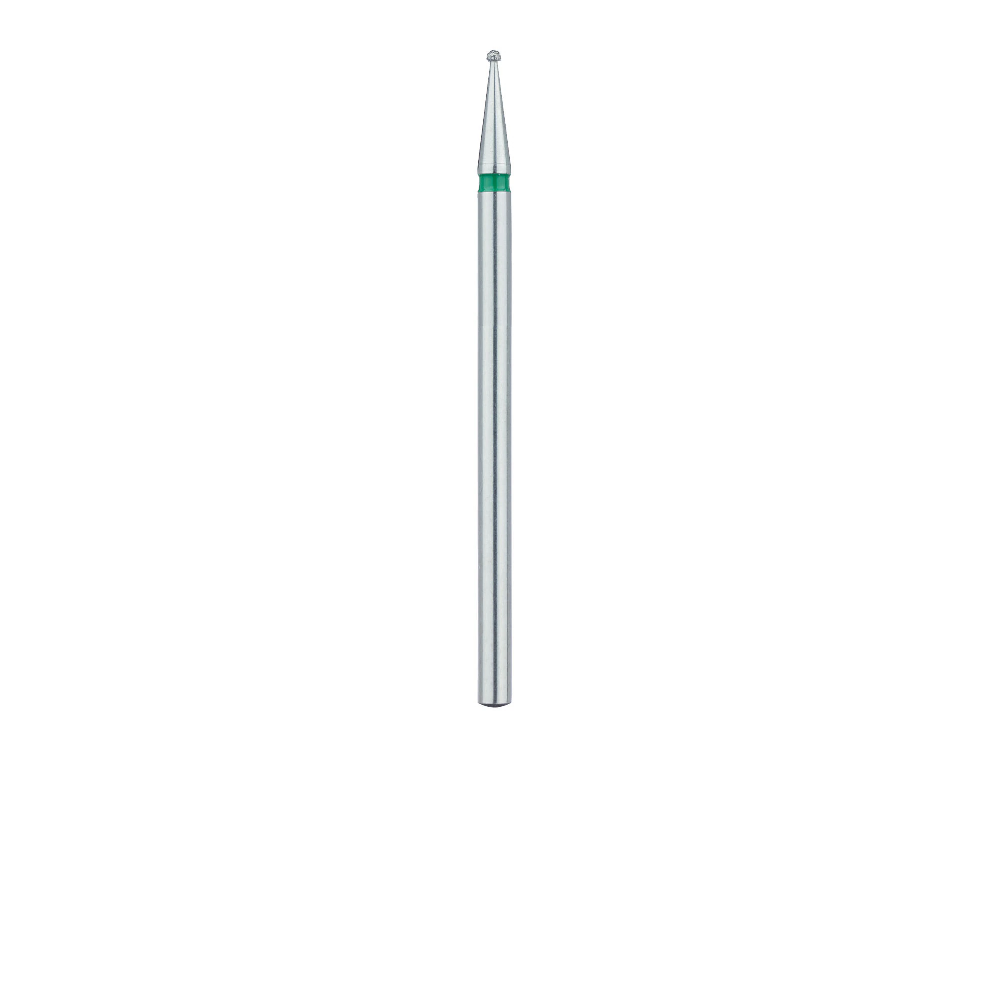 Meisinger 801G-010 Coarse Diamond Bur, Round, HP, 1.0 mm, 5/Pack thumbnail 2
