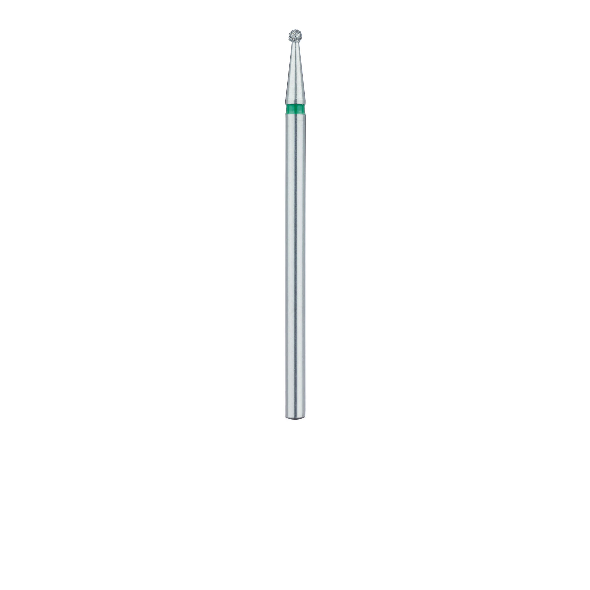 Meisinger 801G-016-HP Coarse Diamond Bur, Round, 1.6 mm, Green Ring, Multi-Use, 5/Pk thumbnail 2