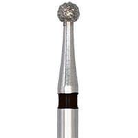 Meisinger 801H-016 FGXL (SU) Surgical Diamond Bur, Round, Super Coarse (X-Coarse), 1.6 mm, 5/Pack - Meisinger FG Surgical Diamonds - 801-016 - Super Coarse - Image 1