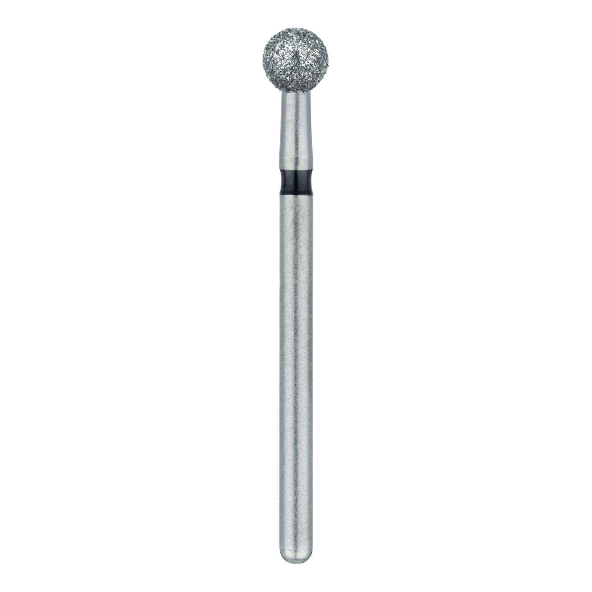 Meisinger 801H-031-SU FGXL Surgical Diamond Bur, Round, Super Coarse, 3.1mm, 5/Pack thumbnail 2