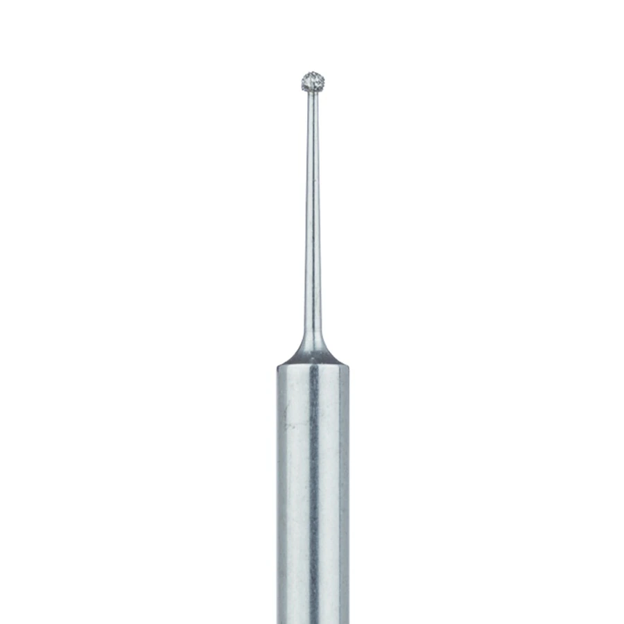 Meisinger 801L-008-HP Diamond Bur, Long Round, Medium Grit (Blue), 0.8mm, HP Shank, 5/Pk - Meisinger Diamonds 801L-008-HP Medium 5/Pk - Image 1