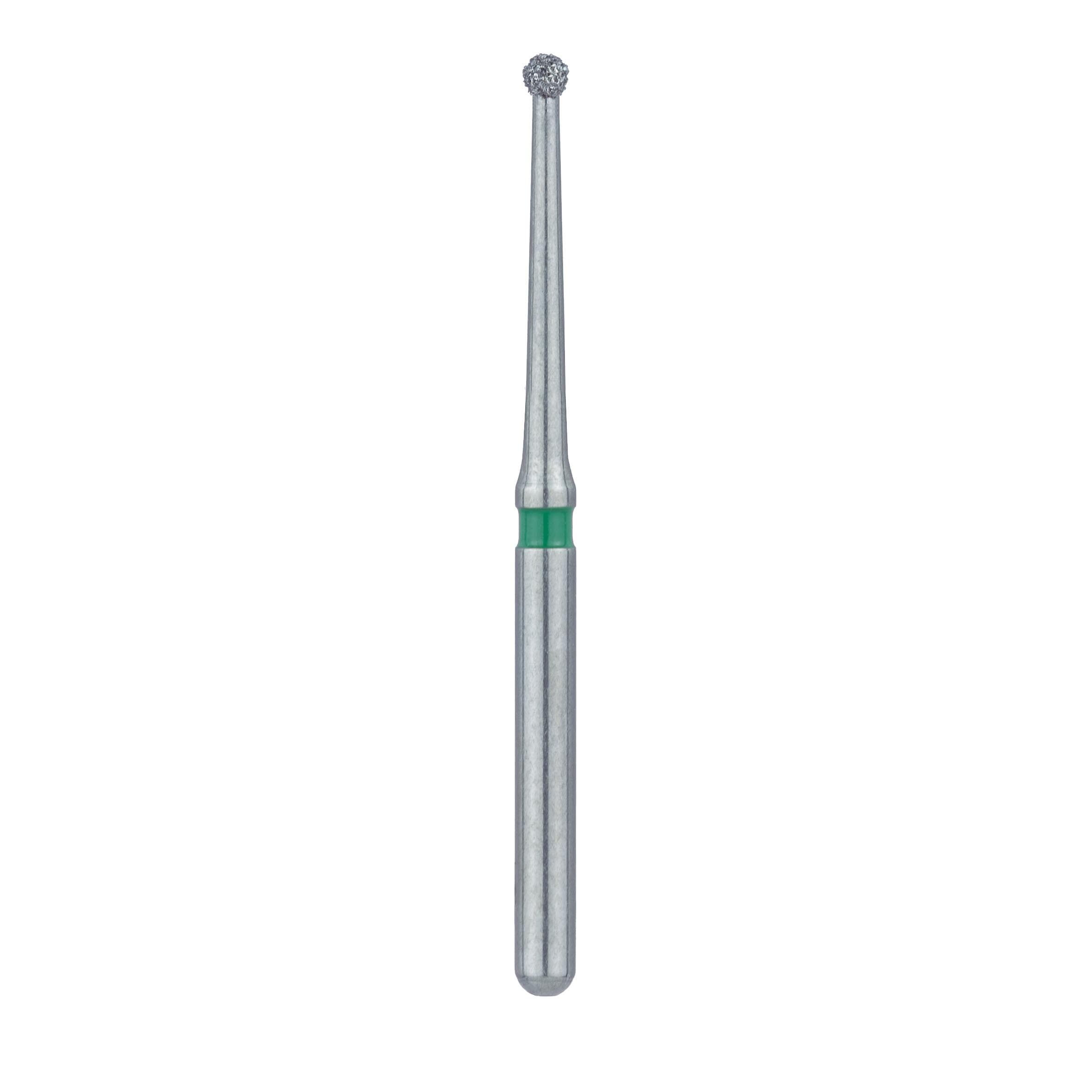 Meisinger 801LG-012-FG Coarse Diamond Bur, Long Round 1.2mm, Friction Grip, Multi-Use, 5/Pk thumbnail 2