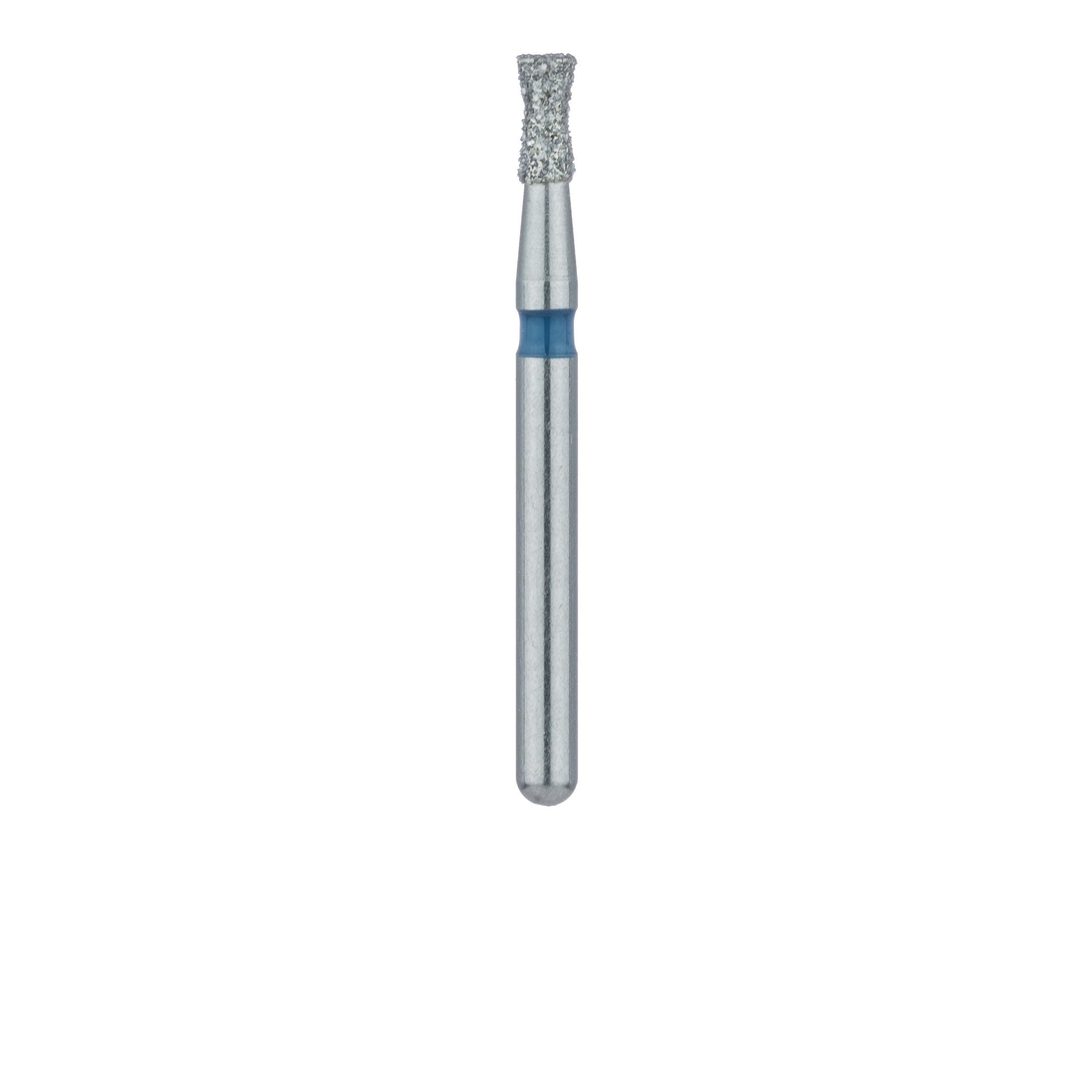 Meisinger Diamond Bur, FG, Medium Grit, Blue Ring, Hourglass/Double Inverted Cone, 806-016, 1.6 mm Head Diameter, 3.0 mm Head Length, 5/Pack thumbnail 2