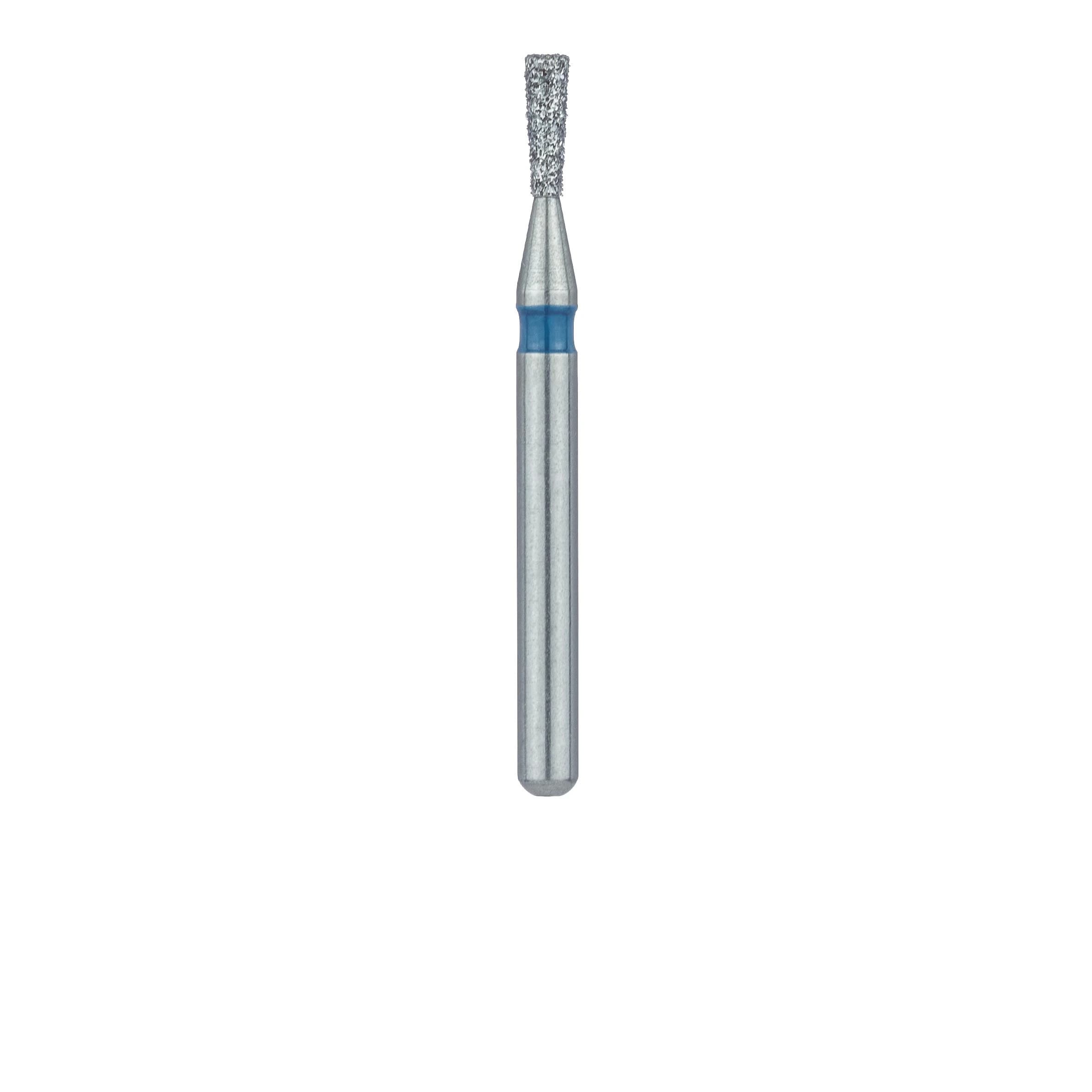 Meisinger 807-012-FG Diamond Bur, Inverted Cone, Medium Grit, Blue Ring, Friction Grip, 1.2 mm Head Diameter, 3.5 mm Head Length, 5/Pkg thumbnail 2