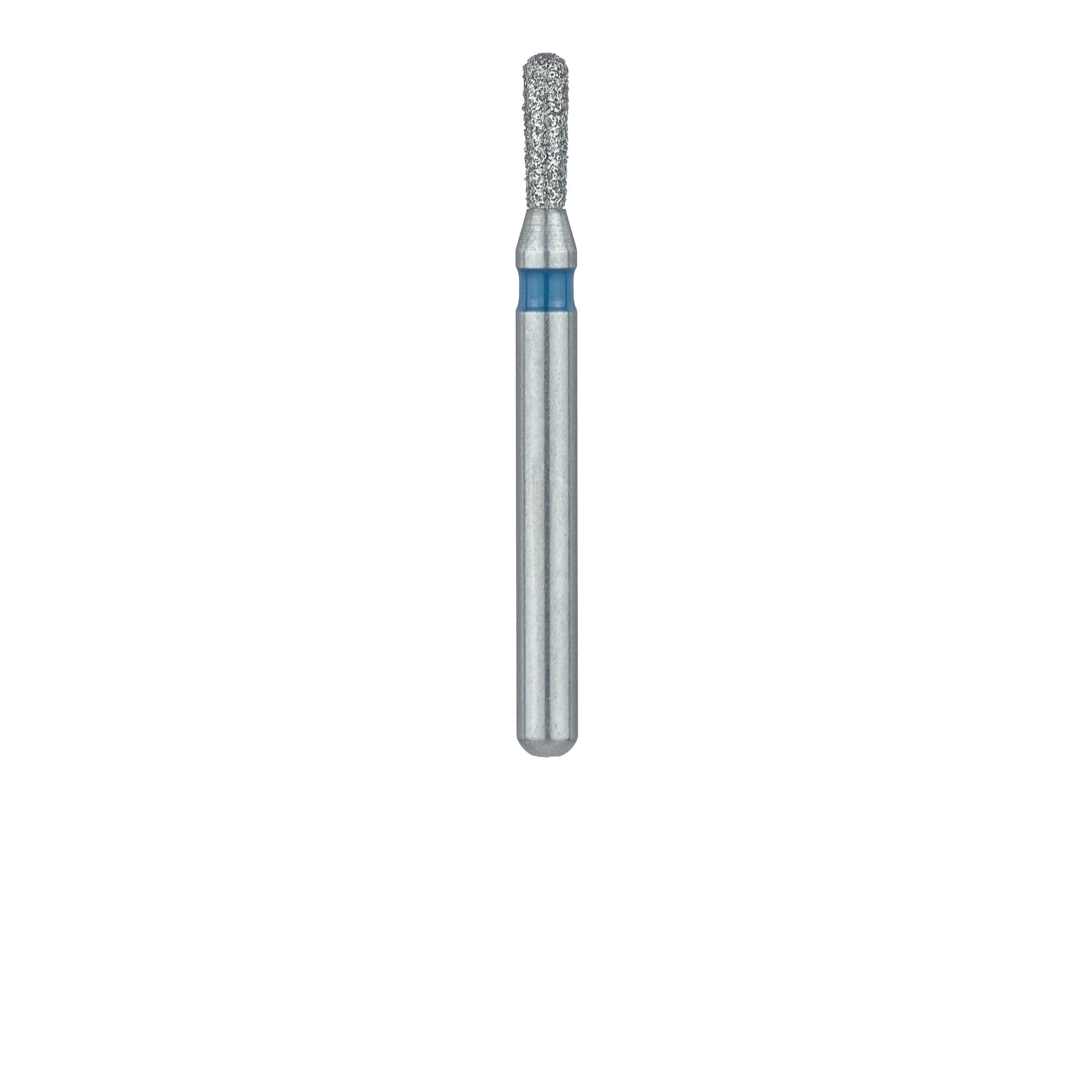 Meisinger 808R-012-FG Diamond Bur, Round End Pear, Medium Grit, Blue Ring, 1.2 mm Head Diameter, 4.0 mm Head Length, Friction Grip, 5/Pkg thumbnail 2