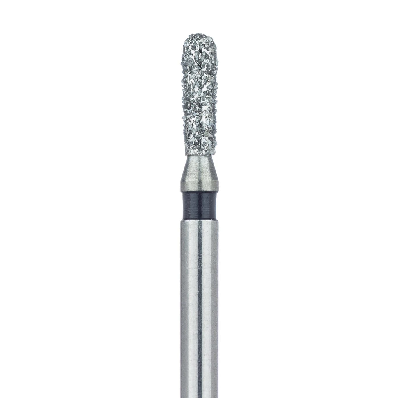 Meisinger 808RH-016-FG Diamond Bur, Round End Pear, Super Coarse (Black), 1.6 mm Head Diameter, 5.0 mm Head Length, Friction Grip, 5/Pkg - Diamond Instruments – FG, Pear, 5/Pkg - Super Coarse, Black, Round, 808RH-016-FG, 1.6 mm Head Diameter, 5.0 mm Head Length, 5/Pkg - Image 1