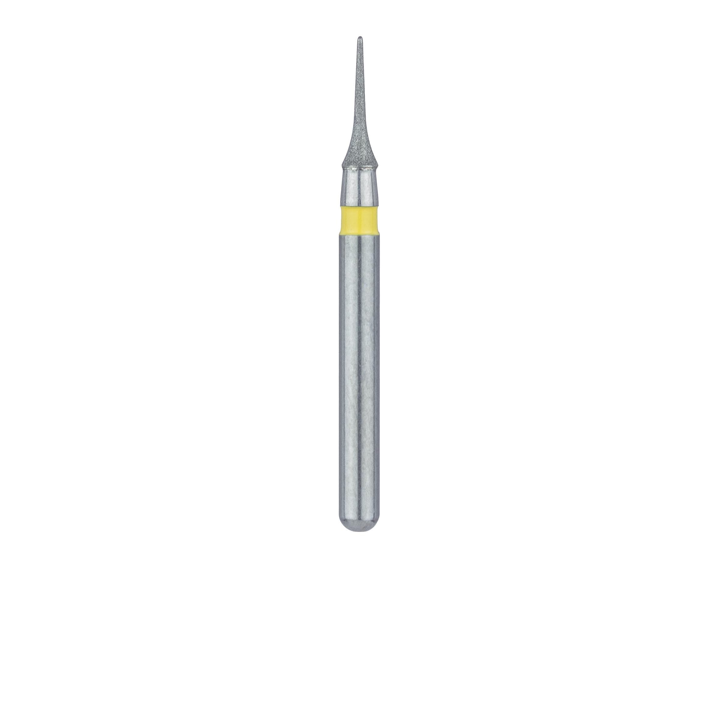 Meisinger Multi-Use Diamond Bur, FG, Interproximal Mosquito #820C, 1.4 mm, Extra Fine, Yellow, 5/Pk, 820C-014-FG thumbnail 2