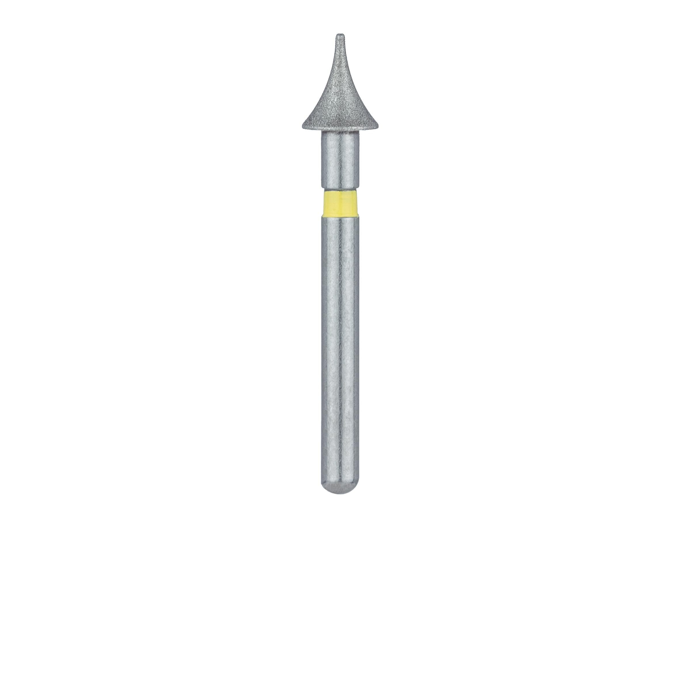 Meisinger 820C-031-FG Extra Fine Diamond Bur, Interproximal Mosquito, Friction Grip, 3.1 mm Head, 5/Pk thumbnail 2