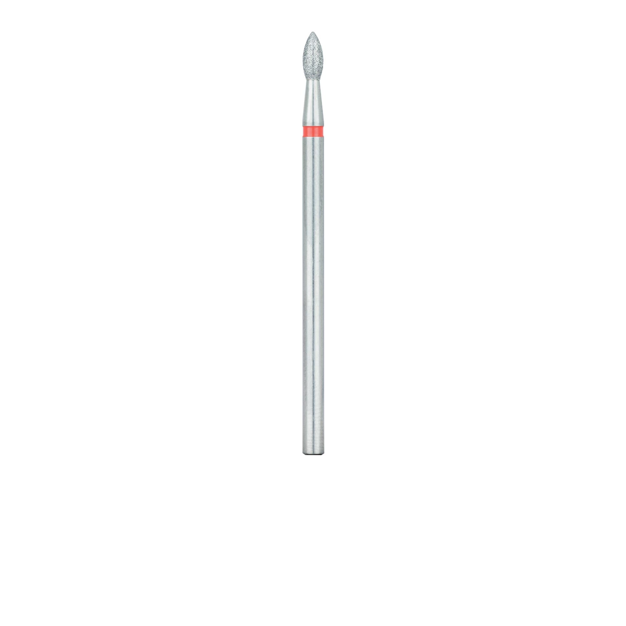 Meisinger Multi-Use Diamond Bur, HP, Pointed Football, #830F, 2.3 mm, Fine (Red), 5/Pk, 830F-023-HP thumbnail 2