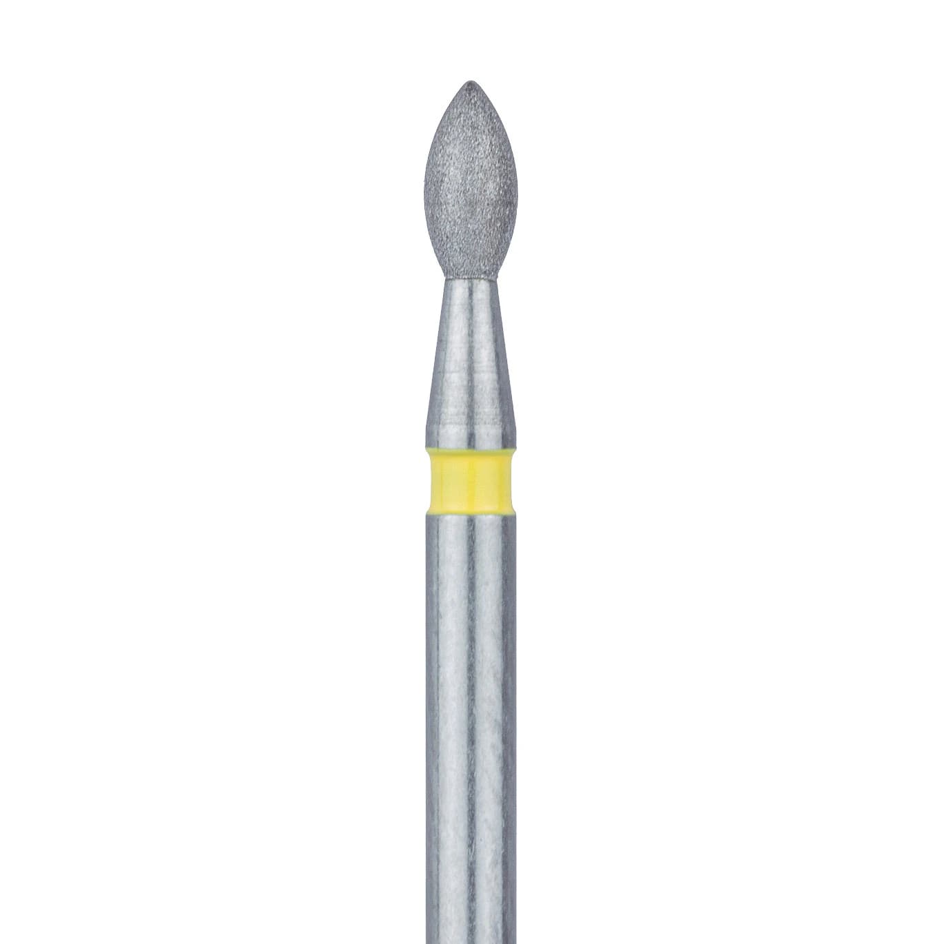 Meisinger 831C-016-FG Diamond Bur, Pointed Football, Extra Fine (X-Fine), 1.6 mm Head Diameter, 3.5 mm Working Length, Friction Grip, 5/Pack - Meisinger Diamonds 831C-016-FG X-Fine 5/Pk - Image 1