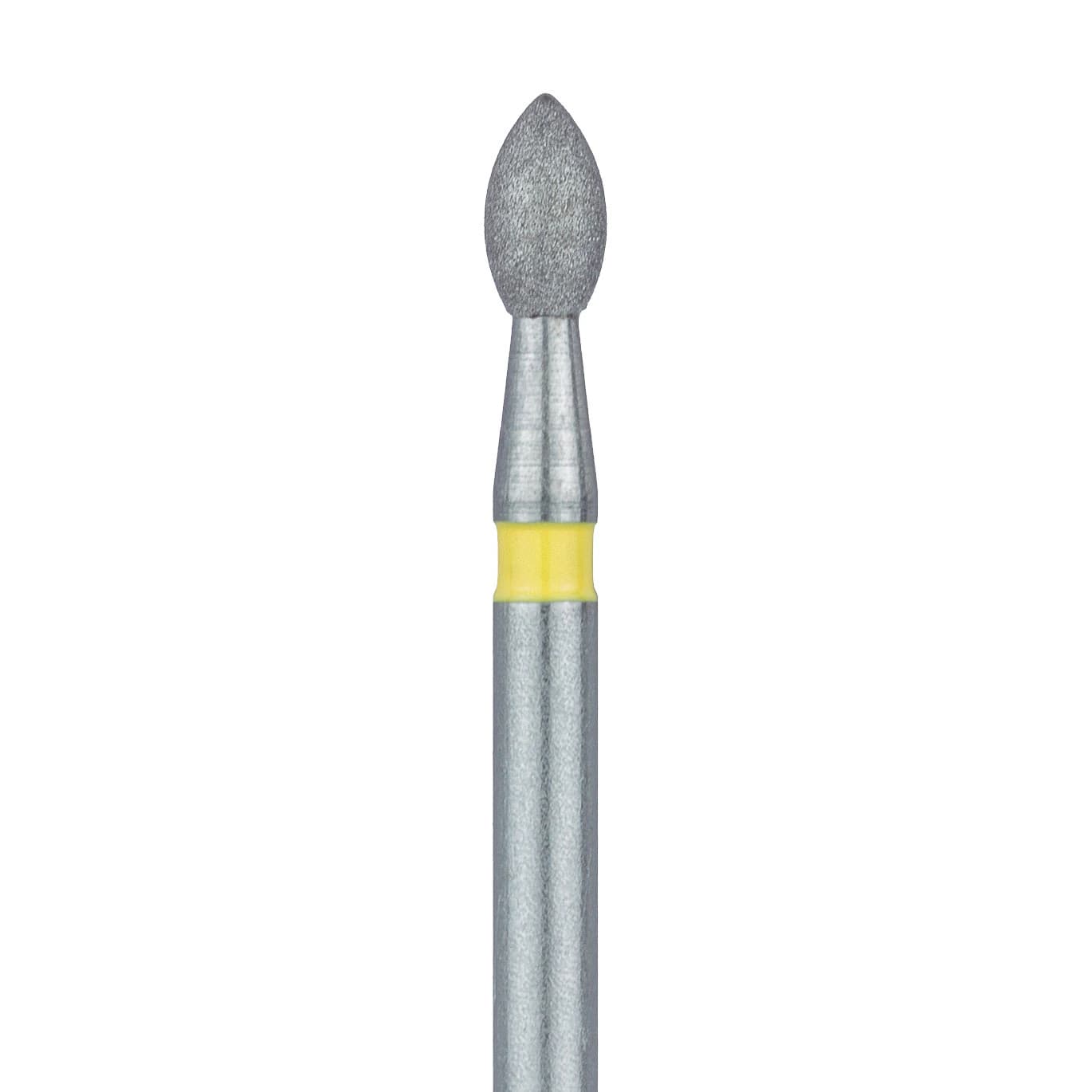 Meisinger 831C-018-FG Diamond Bur, Extra Fine (X-Fine), Pointed Football, Friction Grip, 1.8 mm Head Diameter, 5/Pk - Meisinger Diamonds 831C-018-FG X-Fine 5/Pk - Image 1