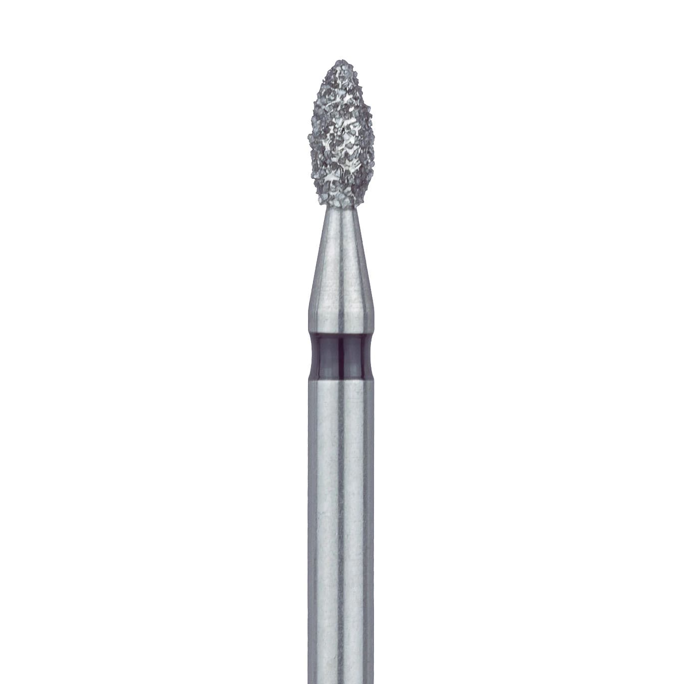 Meisinger 831H-016-FG Super Coarse Diamond Bur, Pointed Football, Friction Grip, 1.6 mm Head, 5/Pk - Meisinger Diamonds 831H-016-FG X-Coarse 5/Pk - Image 1