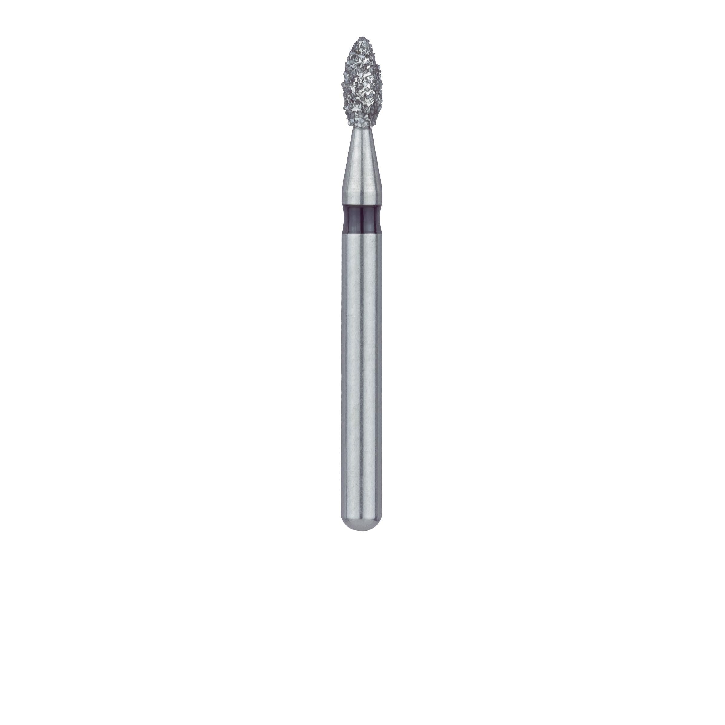 Meisinger 831H-016-FG Super Coarse Diamond Bur, Pointed Football, Friction Grip, 1.6 mm Head, 5/Pk thumbnail 2