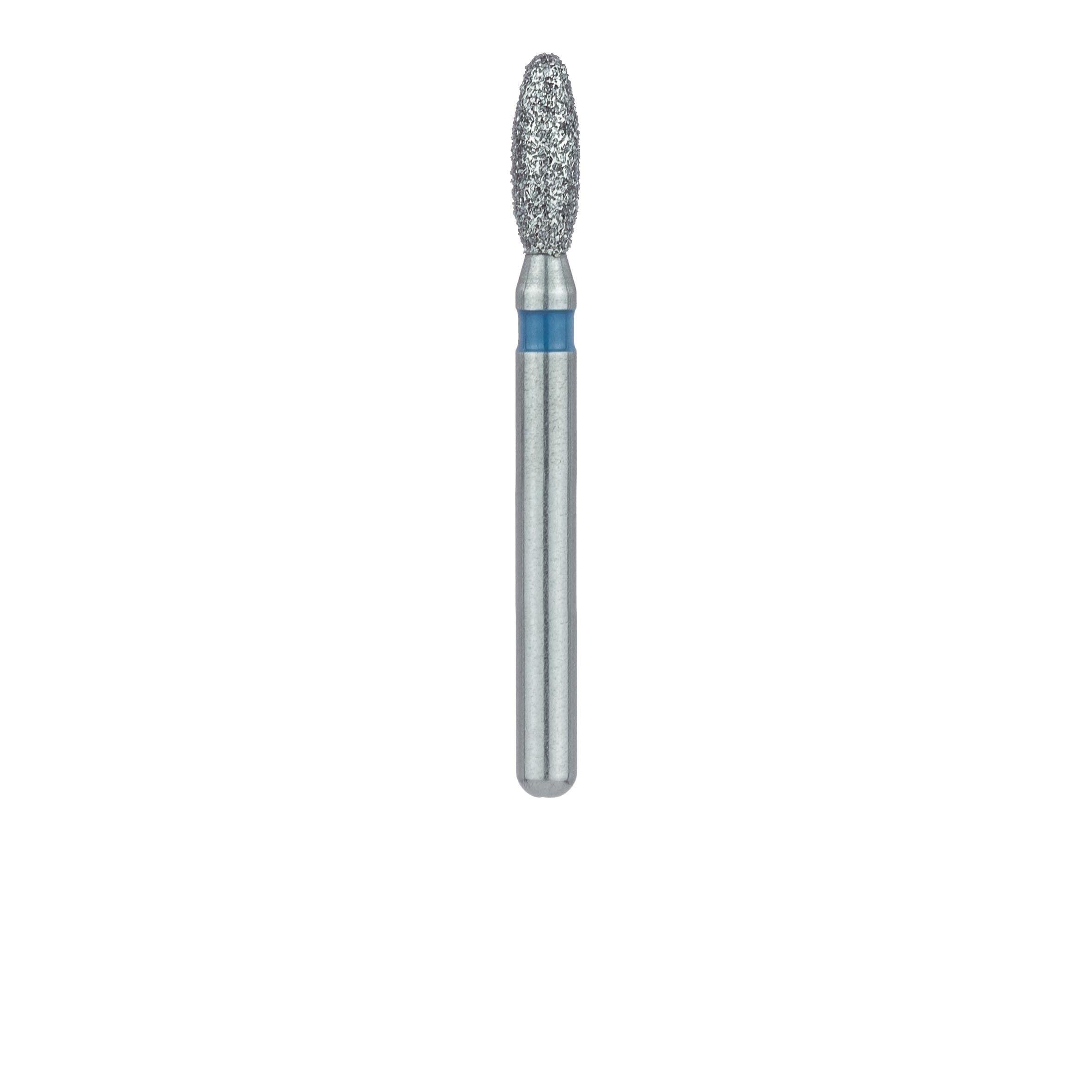 Meisinger Multi-Use Diamond Bur, FG, Long Football, #833L, 1.8 mm, Medium Grit, Blue Ring, 5/Pk, 833L-018-FG thumbnail 2