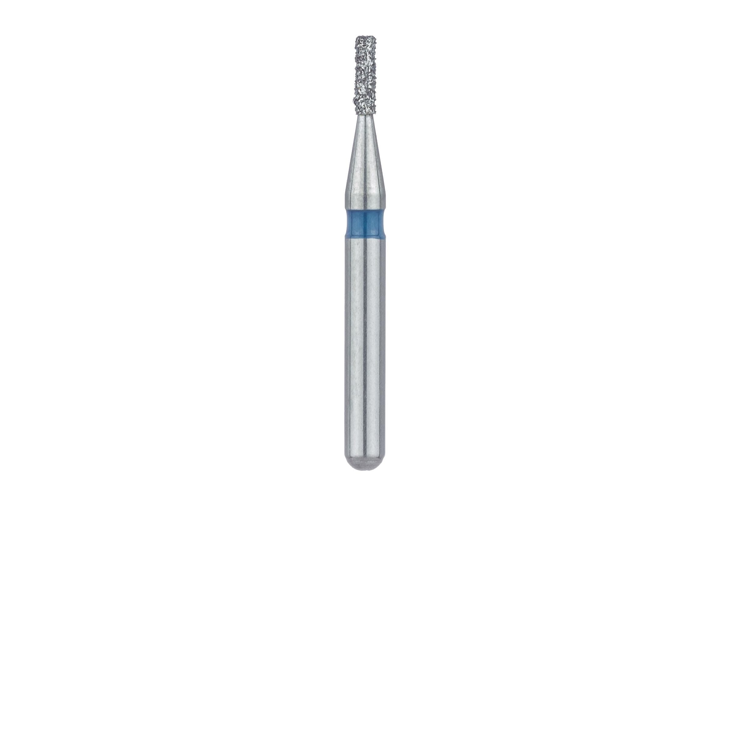 Meisinger 835-008-SS Diamond Bur, Cylinder, Medium Grit, 0.8 mm Diameter, Friction Grip Short Shank, 5/Pk thumbnail 2