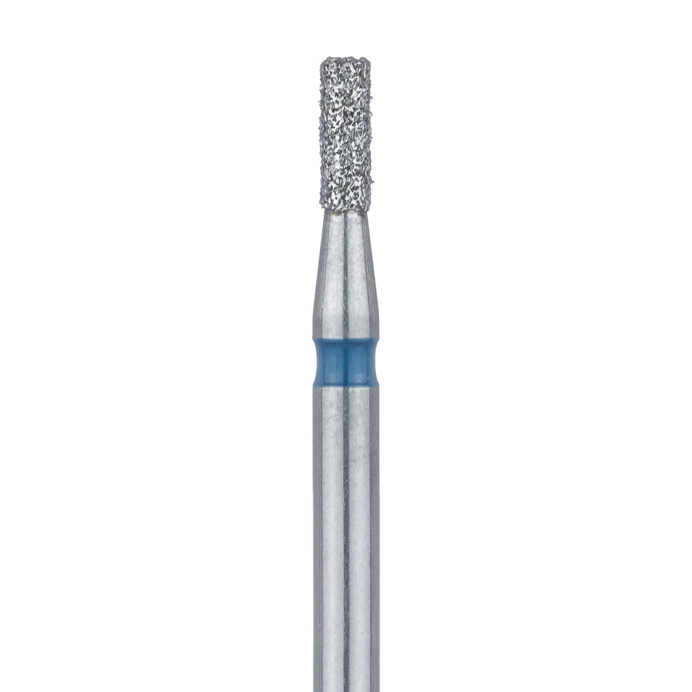 Meisinger 835-012-SS Medium Diamond Bur, Cylinder, Flat End, Friction Grip Short Shank, 1.2 mm Head Diameter, 5/Pk - Meisinger Diamonds 835-012-SS Medium 5/Pk - Image 1