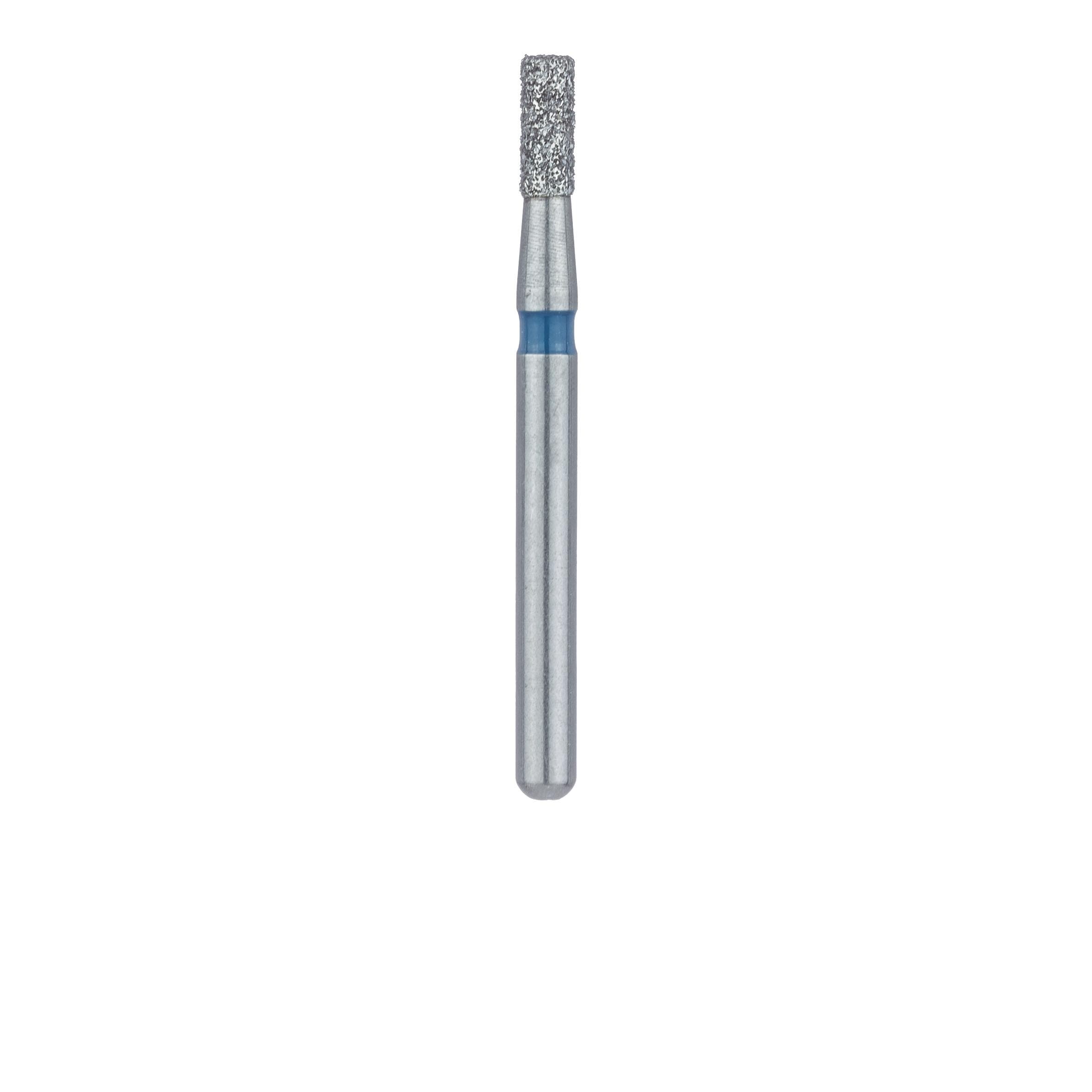 Meisinger 835-014-FG Medium Flat End Cylinder Diamond Bur, Friction Grip, 1.4 mm, Blue, 5/Pk thumbnail 2