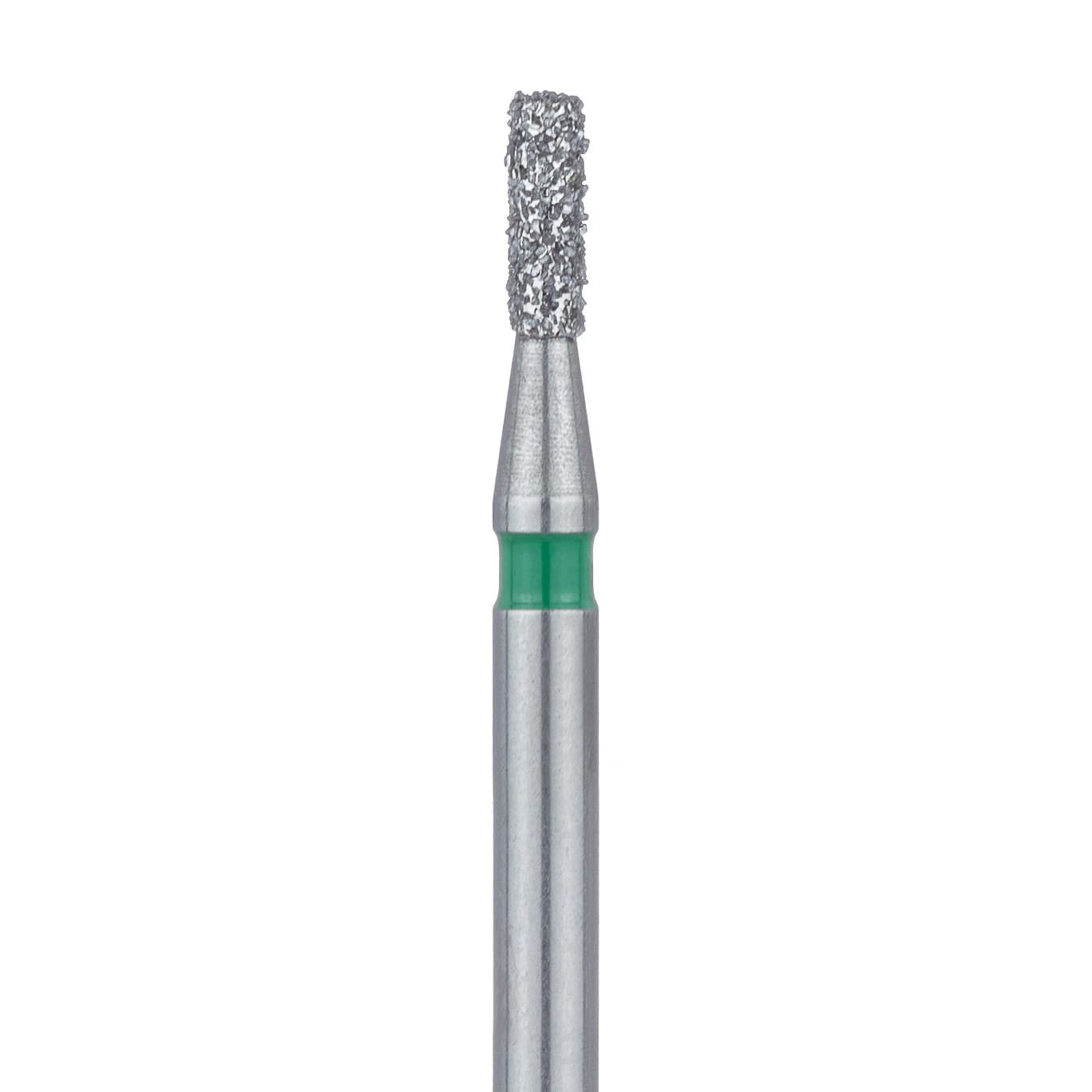 Meisinger Multi-Use Diamond Bur, FG, Cylinder Flat End, #835G-012, 1.2 mm Head, Coarse, Green, 5/Pk, 835G-012-FG - Meisinger Multi-Use Diamond Burs, FG, Cylinder, # 835G, 1.2 mm, Coarse, Green, 5/Pk, 835G-012-FG - Image 1