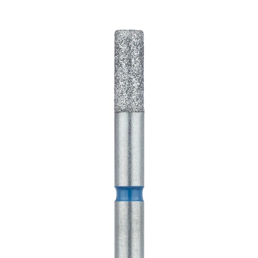 Meisinger Diamond Bur 837-023-HP, Medium Grit, Long Cylinder, 2.3 mm Diameter, HP Shank, 5/Pack - Meisinger Diamonds 837-023-HP Medium 5/Pk - Image 1