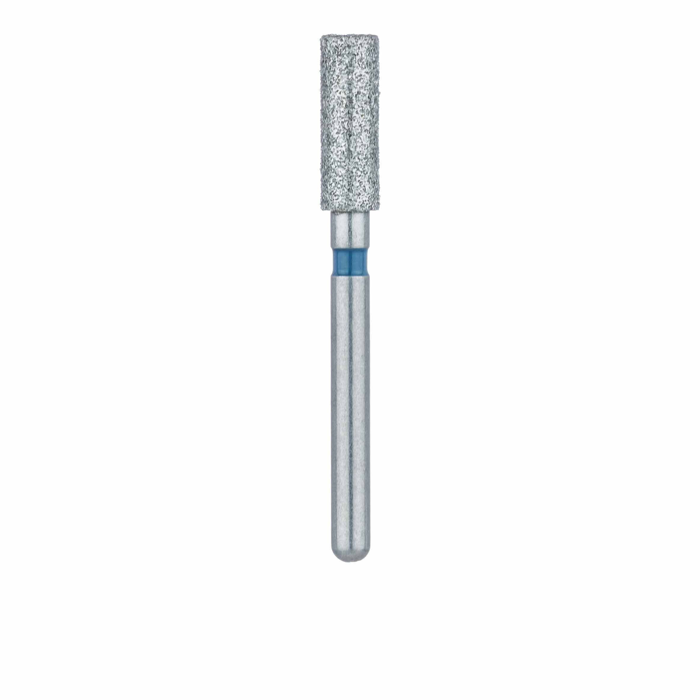 Meisinger 837-025-FG Diamond Bur, Medium Grit, Long Cylinder, Friction Grip, 2.5 mm Diameter, 5/Pack thumbnail 2