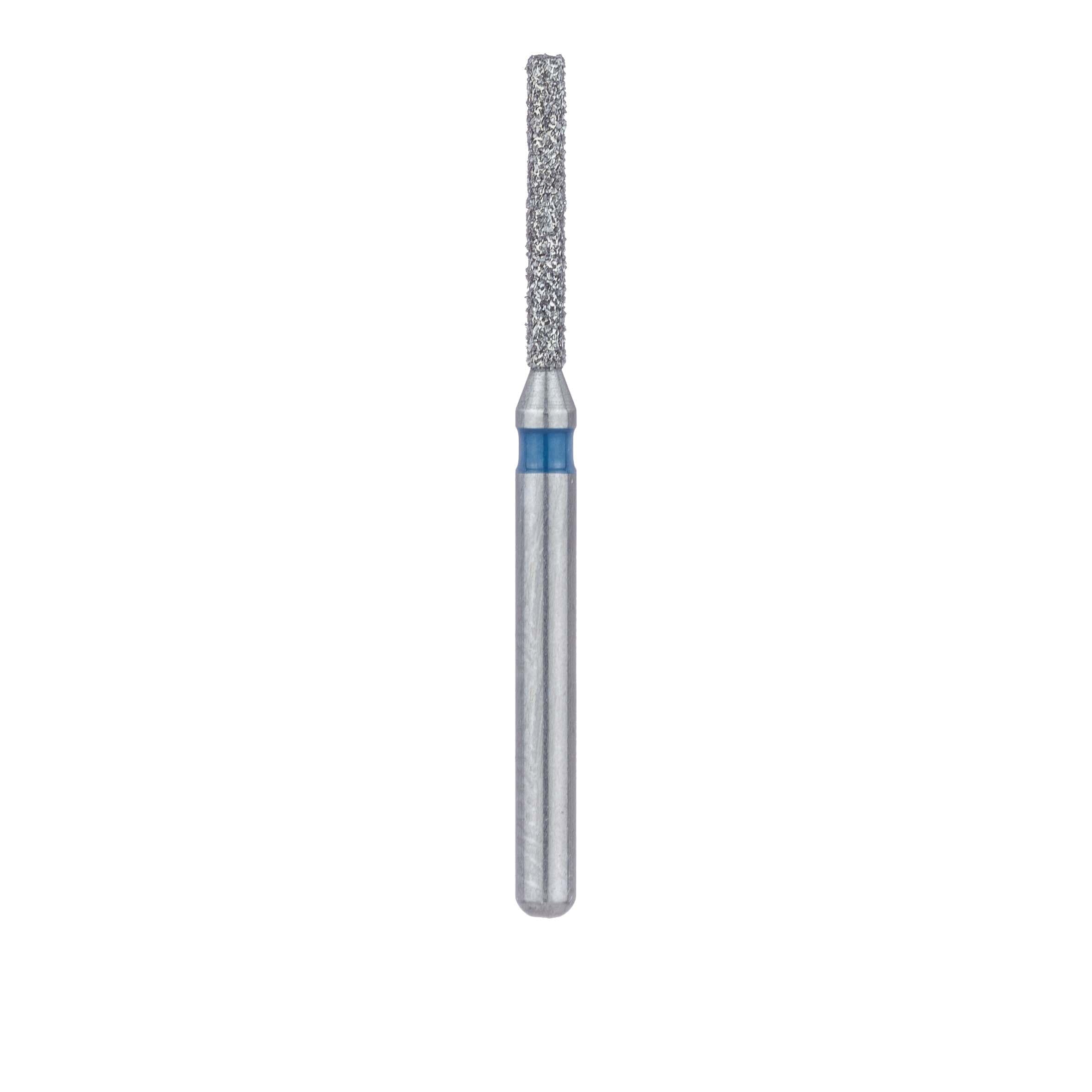 Meisinger 837L-010-FG Diamond Bur, Long Cylinder, Medium Grit, Friction Grip, 1.0 mm Diameter, 5/Pk thumbnail 2