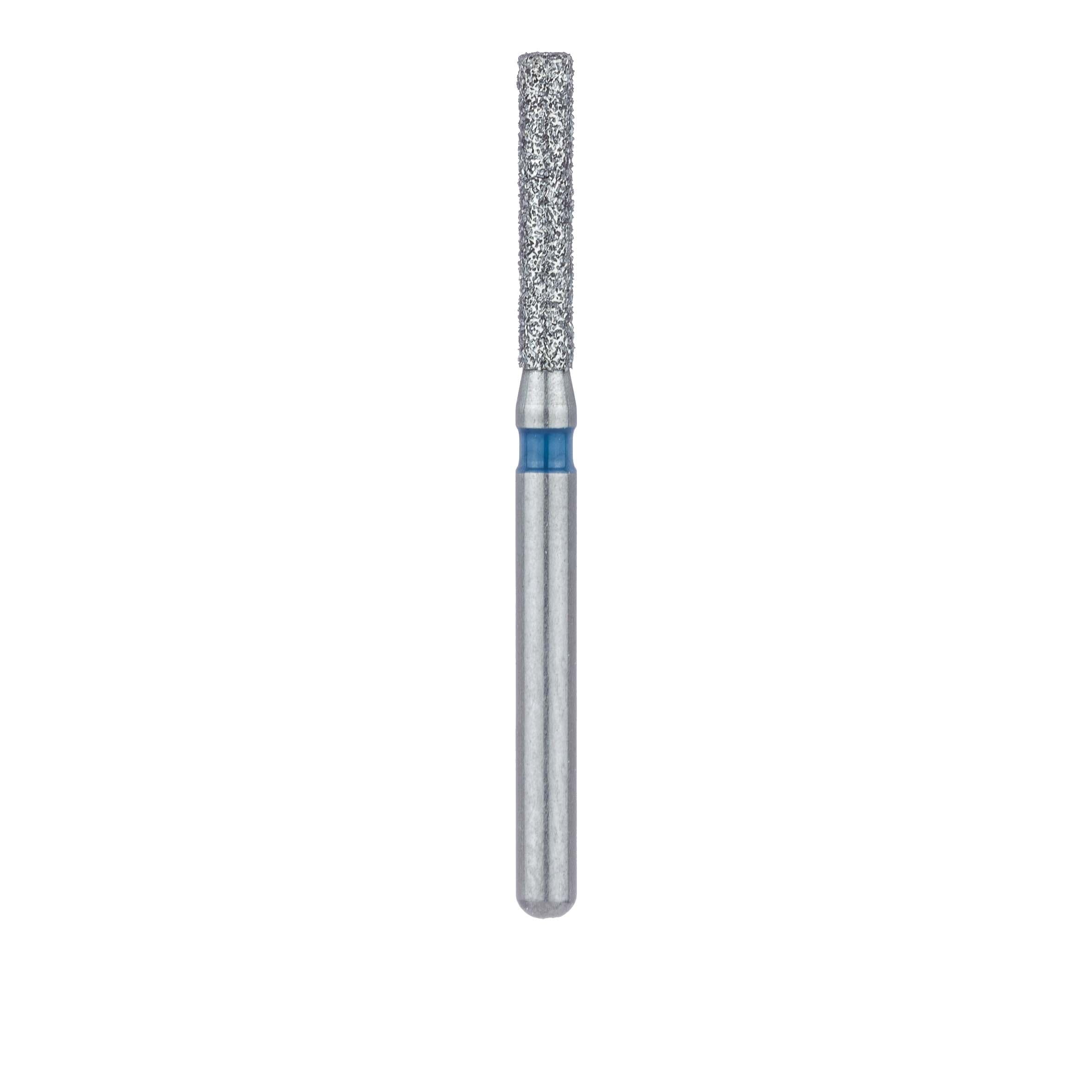 Meisinger Multi-Use Diamond Bur, FG, Long Cylinder, Flat End, #837L, 1.4 mm, Medium Grit, Blue Ring, 5/Pk, 837L-014-FG thumbnail 2