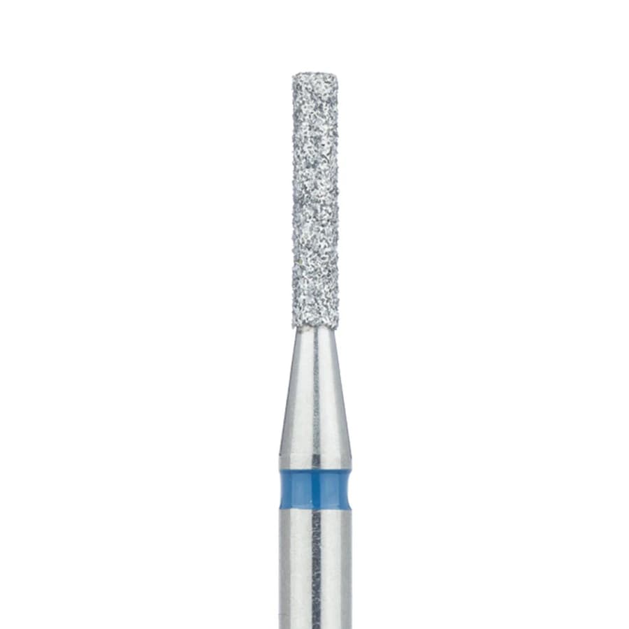 Meisinger 837L-014-HP Diamond Bur, Medium Grit, Long Cylinder, 1.4 mm Diameter, Handpiece (HP) Shank, 5/Pack - Meisinger Diamonds 837L-014-HP Medium 5/Pk - Image 1