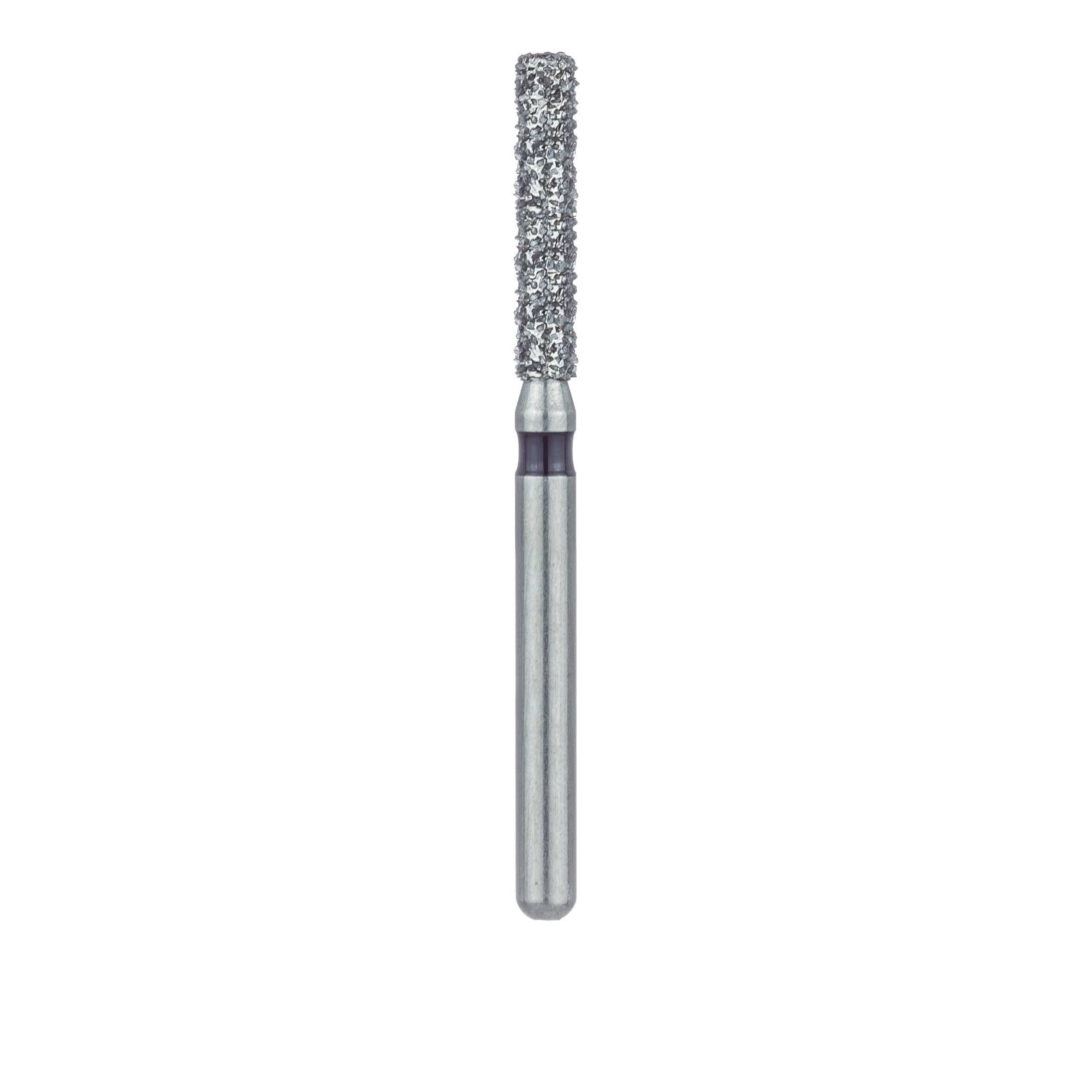 Meisinger 837LH-016-FG Diamond Bur, Super Coarse, Black Ring, Cylinder, Flat End, Friction Grip, 1.6 mm Head Diameter, 8.0 mm Head Length, 5/Pkg thumbnail 2