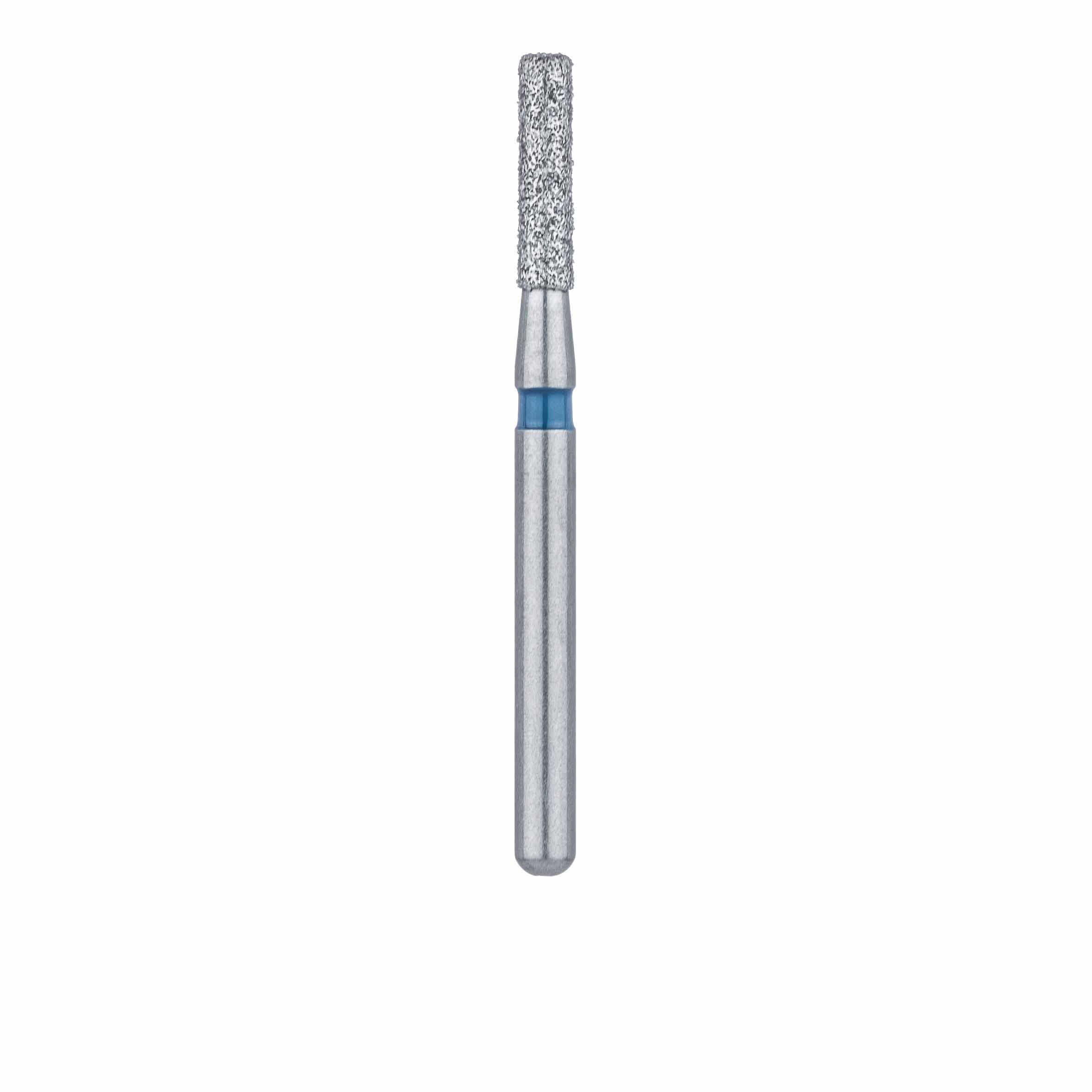 Meisinger 841-014-FG Diamond Bur, Round Edge Cylinder, Medium Grit, 1.4 mm Diameter, 6 mm Working Length, Friction Grip, 5/Pack thumbnail 2