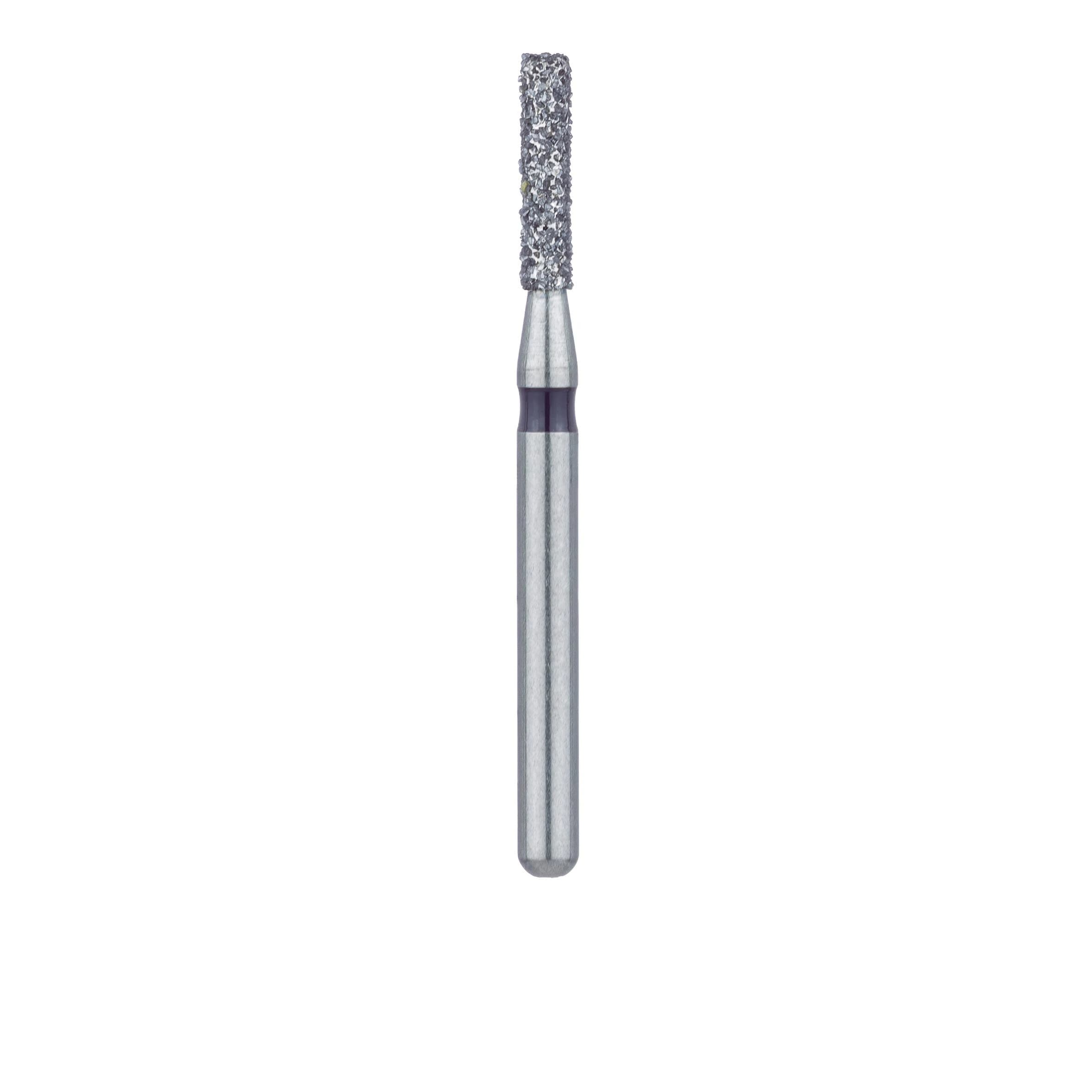 Meisinger 841H-014-FG Diamond Bur, Super Coarse, Round Edge Cylinder, Friction Grip, 1.4 mm Head Diameter, 6.0 mm Head Length, 5/Pkg thumbnail 2