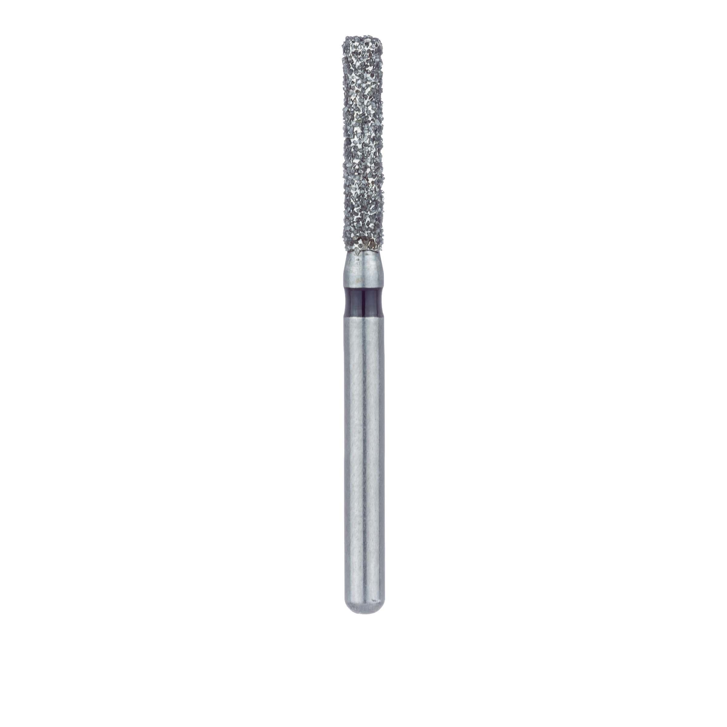 Meisinger 842H-016-FG Diamond Bur, Super Coarse, Black Ring, Cylinder with Round End, Friction Grip, 1.6 mm Head Diameter, 8.0 mm Head Length, 5/Pkg thumbnail 2