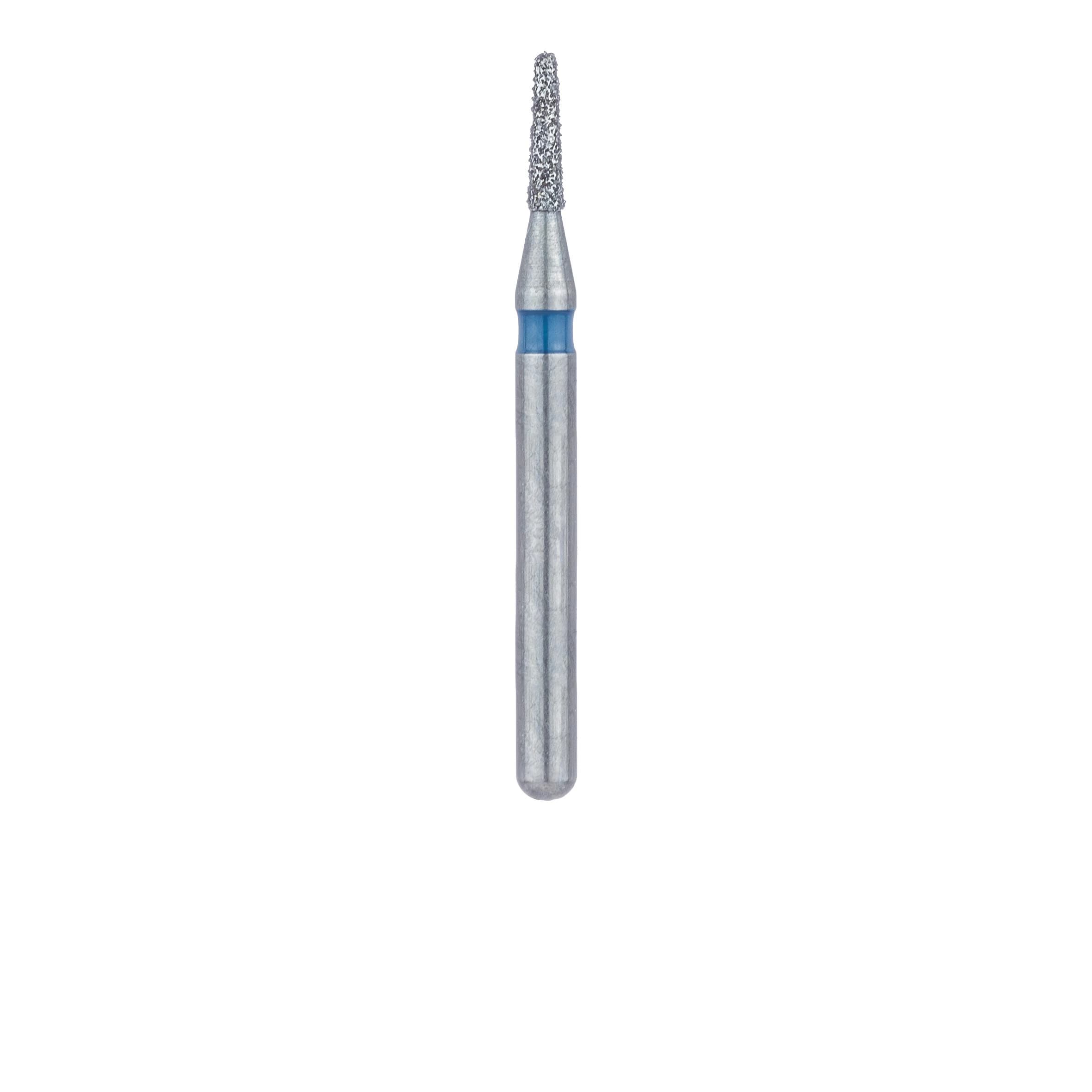 Meisinger Diamond Bur, FG, Medium Grit (Blue), Flat-End Tapered, 845-010, 1.0 mm Head, 5/Pack thumbnail 2